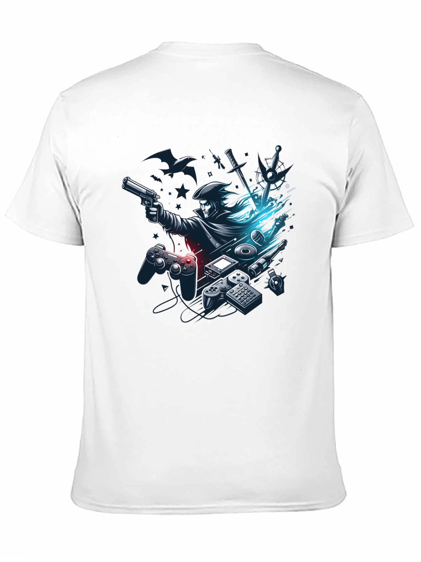 Gaming Pirate Black T-Shirt