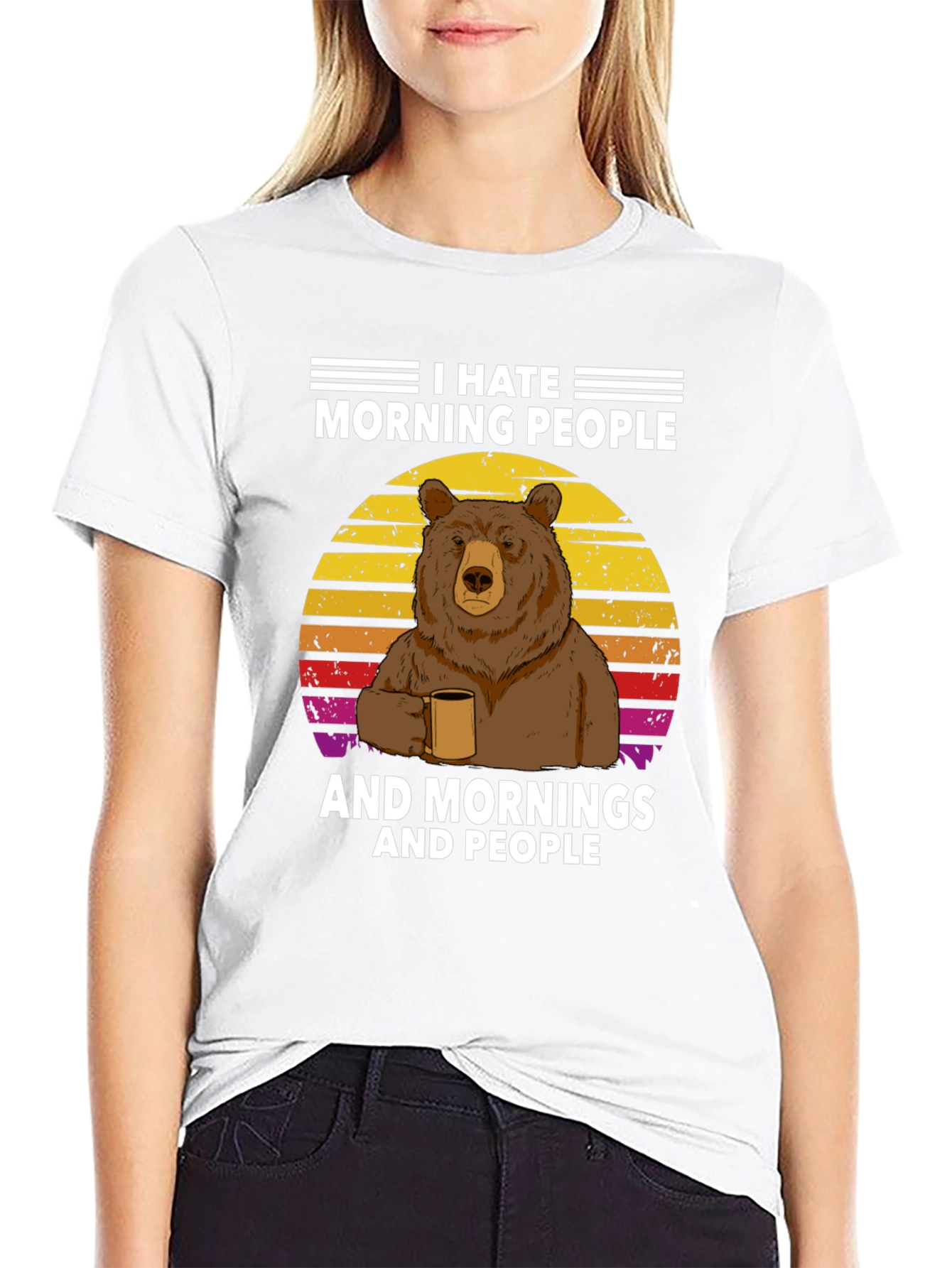 I Hate Morning People Graphic Tee