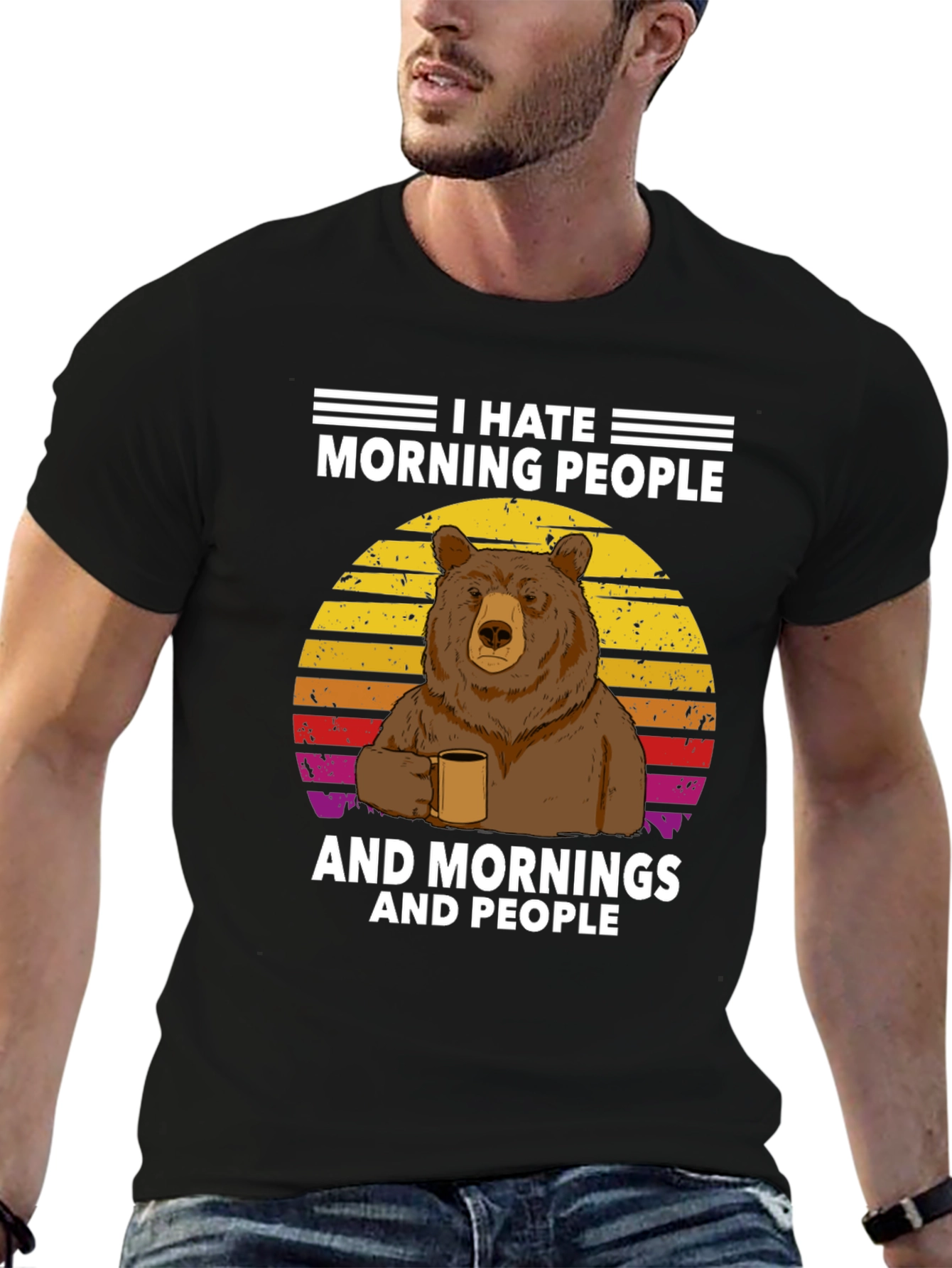 I Hate Morning People Graphic Tee