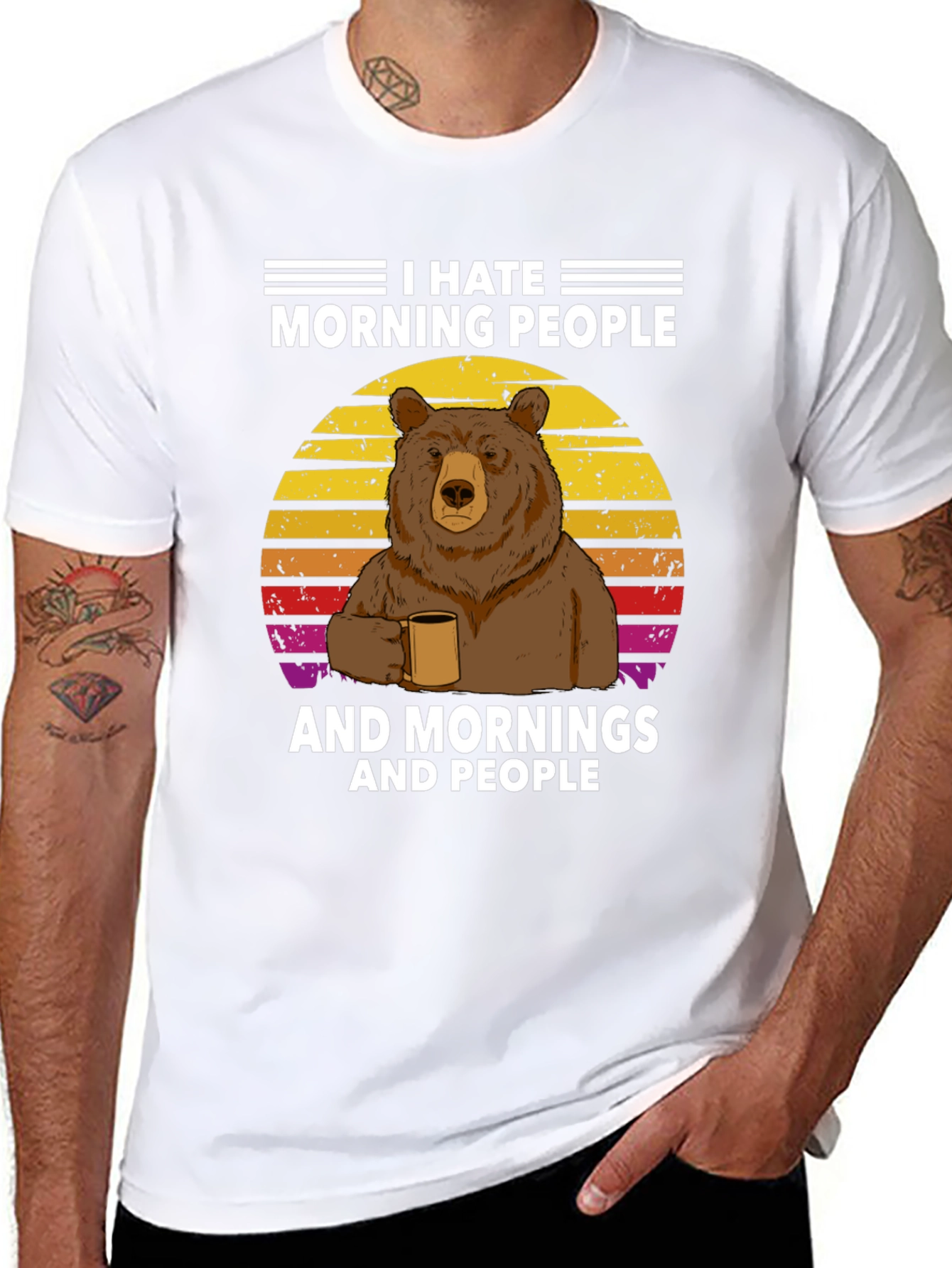 I Hate Morning People Graphic Tee