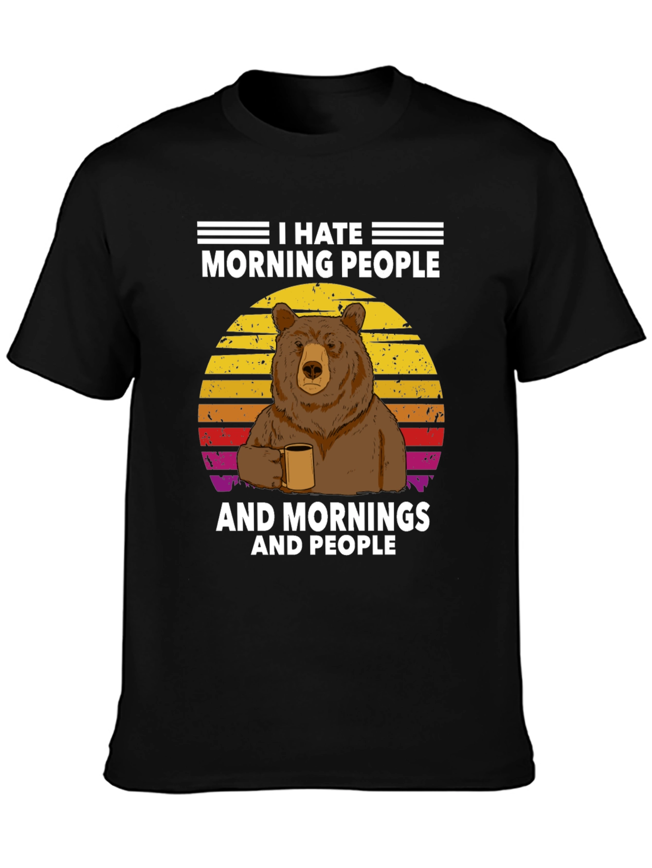 I Hate Morning People Graphic Tee