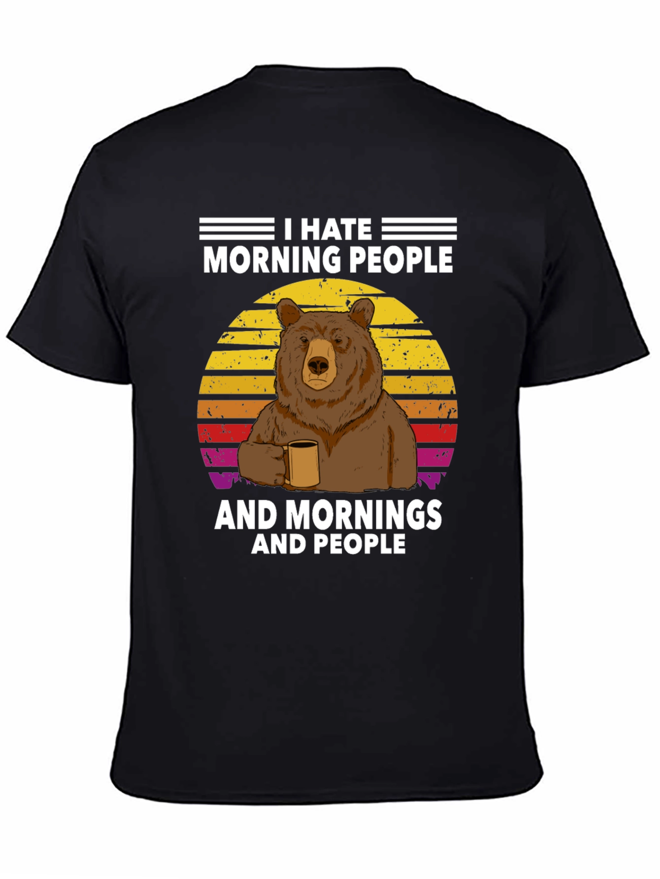I Hate Morning People Graphic Tee