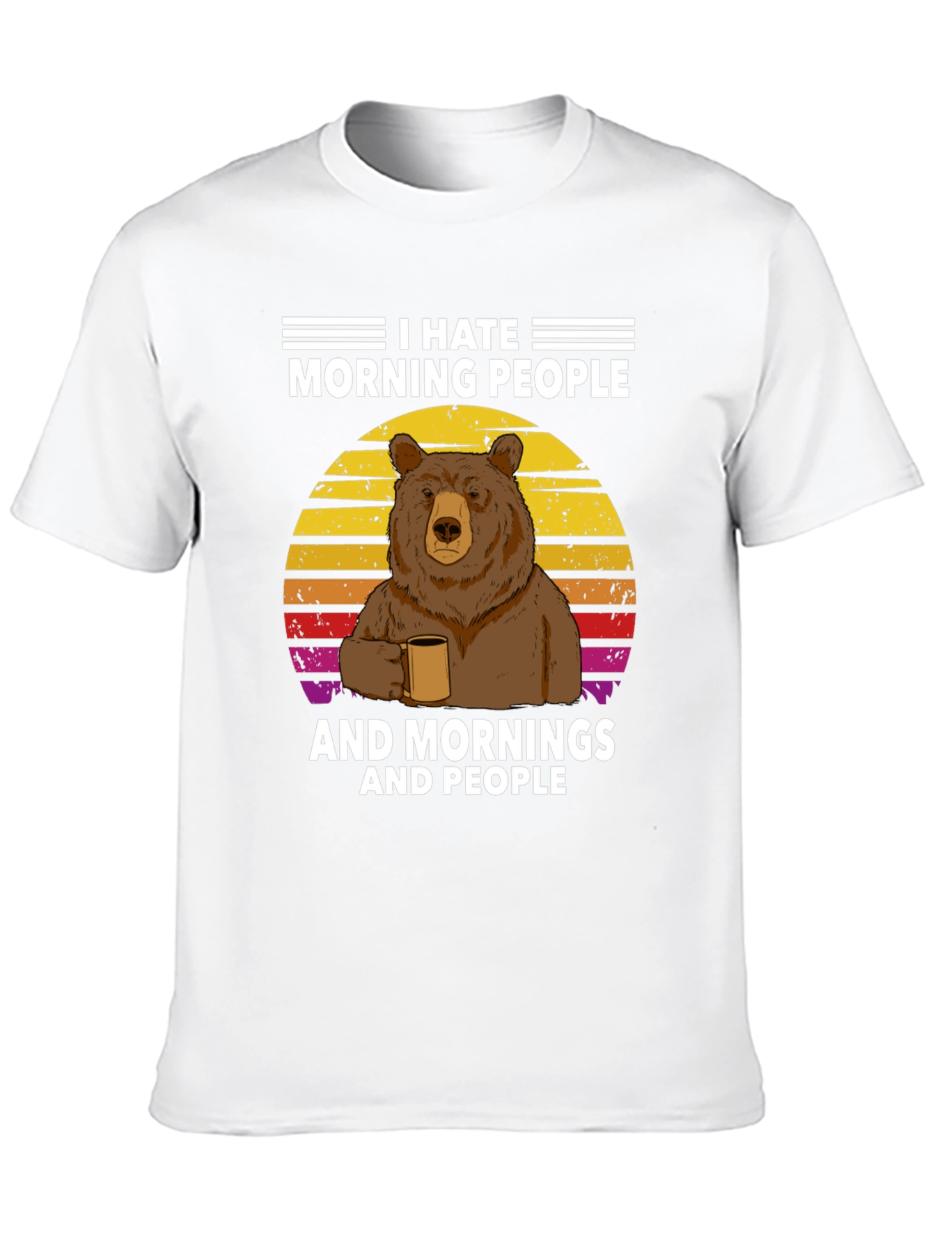 I Hate Morning People Graphic Tee