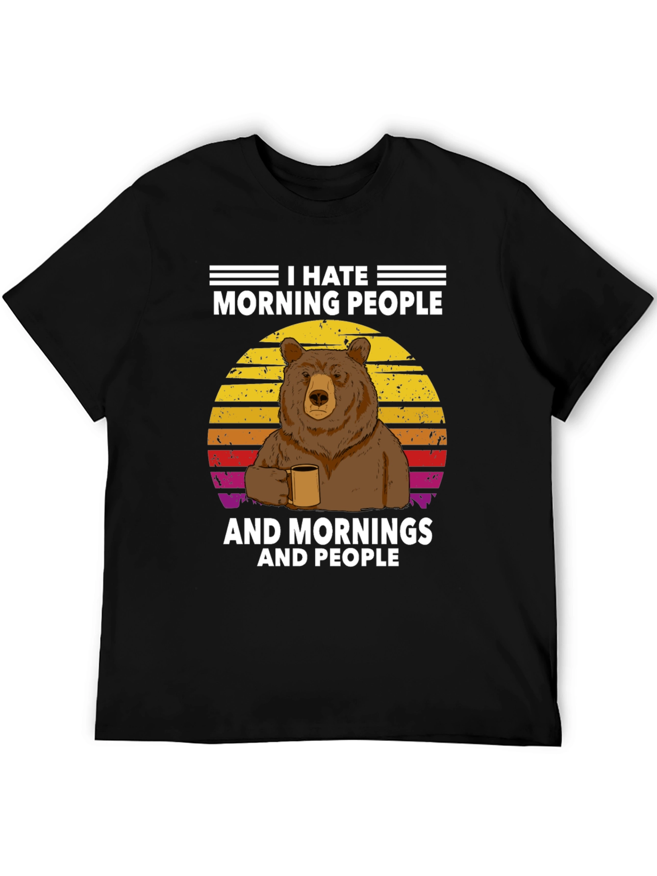 I Hate Morning People Graphic Tee