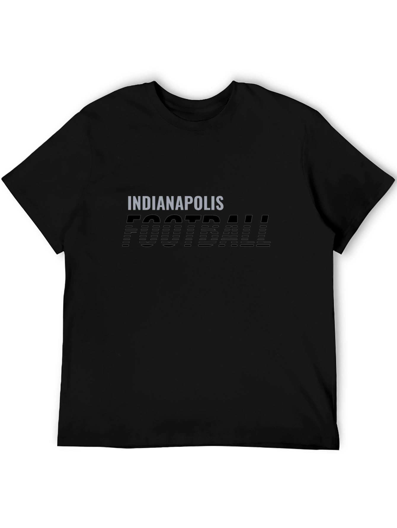 Indianapolis Football Black Graphic T-Shirt