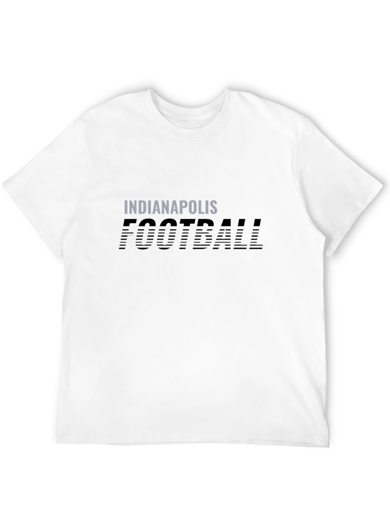Indianapolis Football Black Graphic T-Shirt