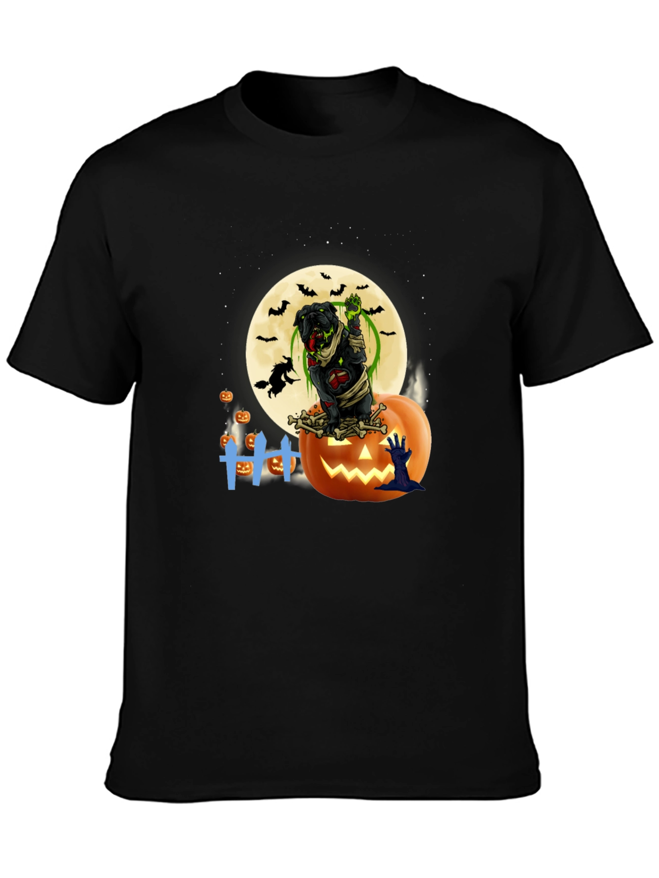 Halloween Zombie Dog T-Shirt
