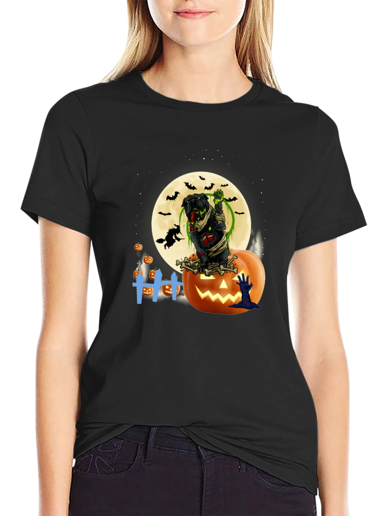 Halloween Zombie Dog T-Shirt