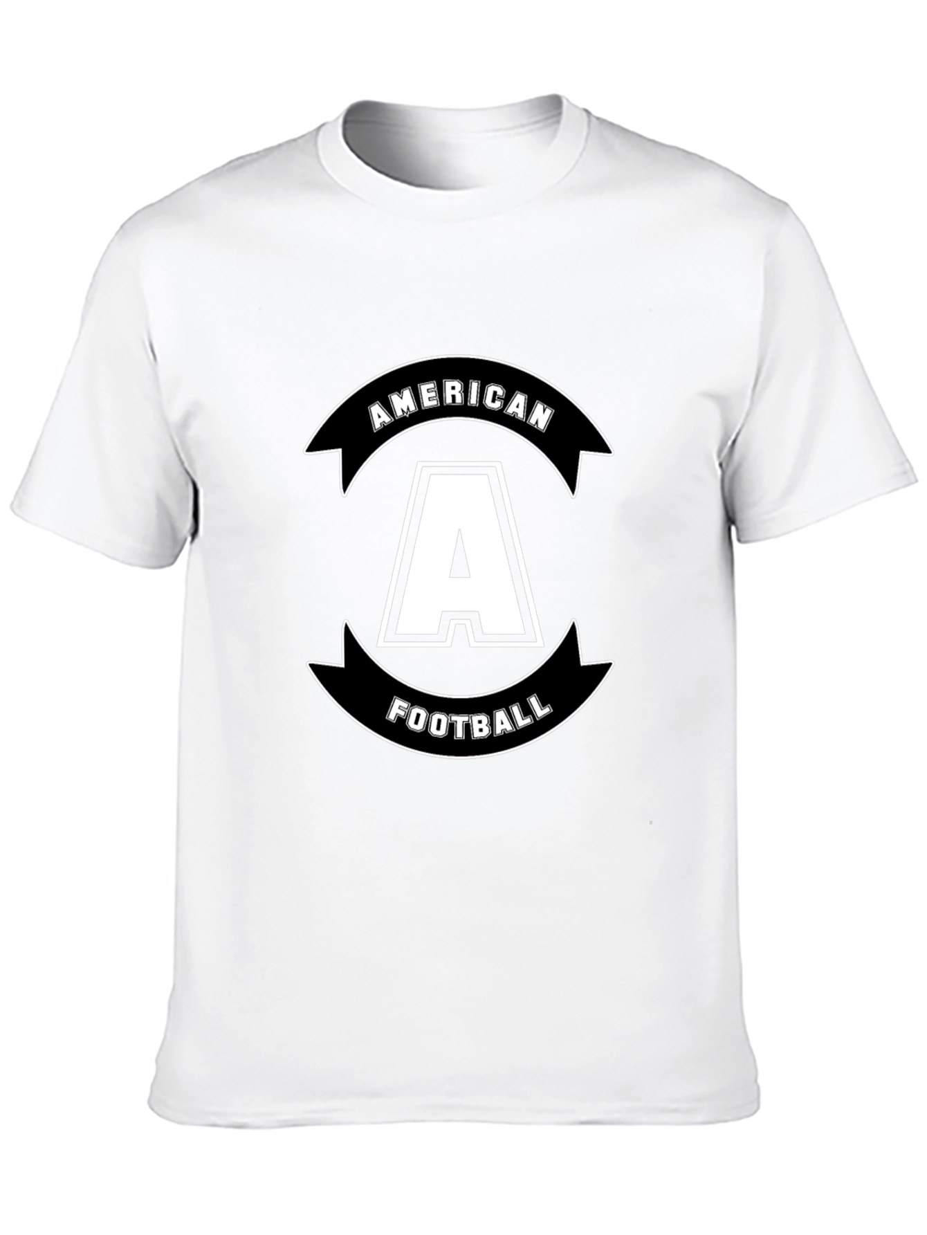 American Football A Black T-Shirt