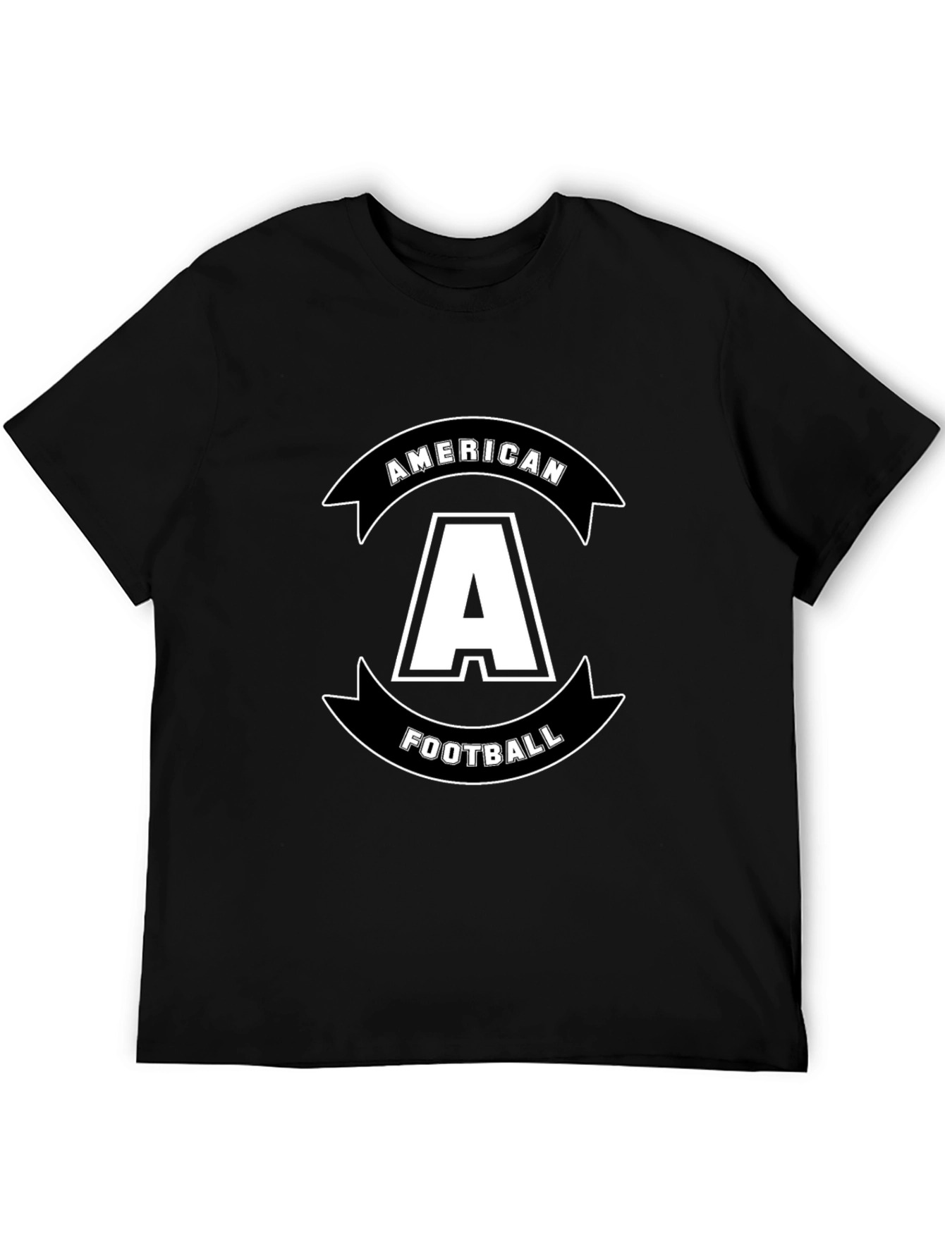 American Football A Black T-Shirt