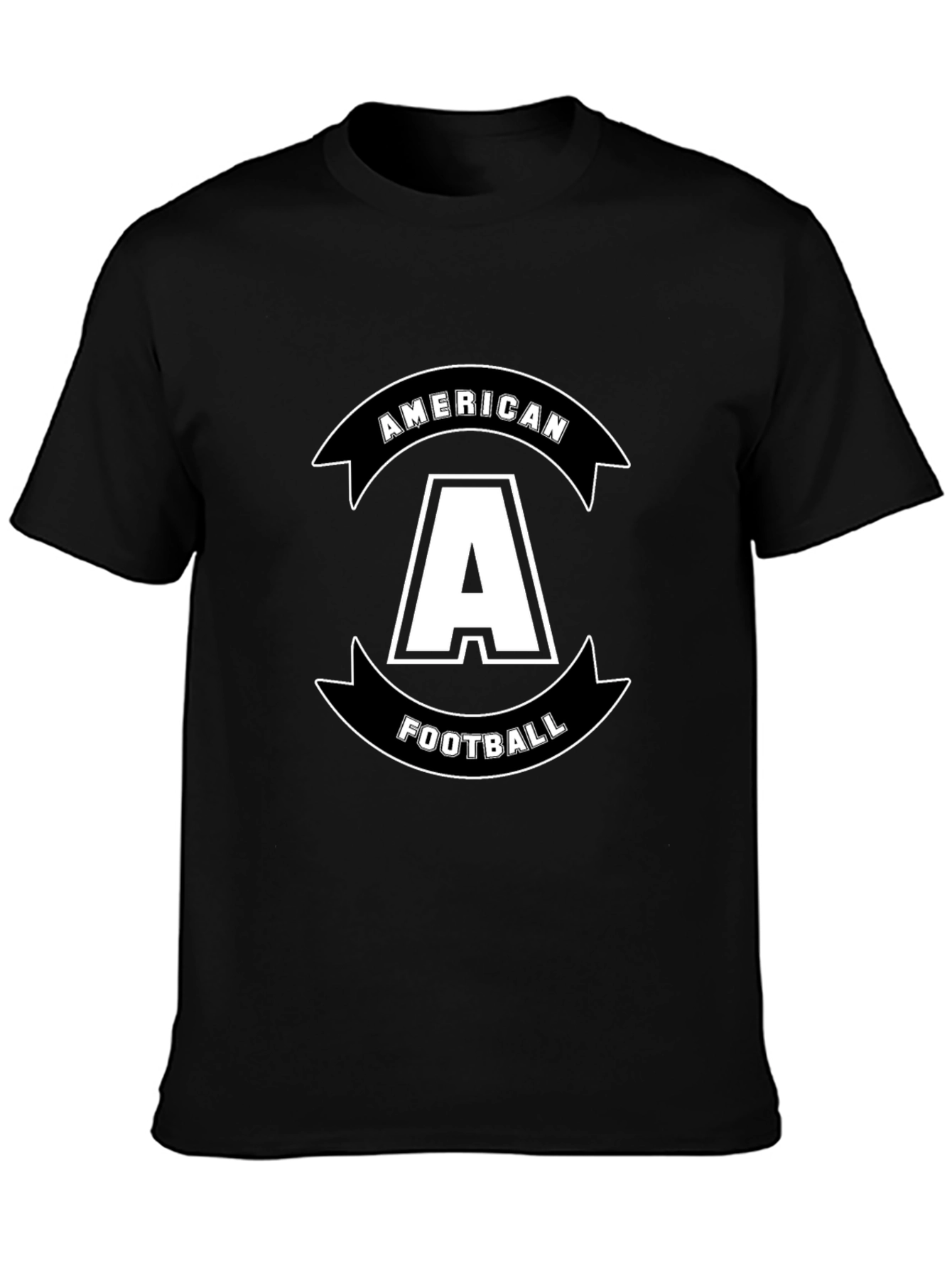 American Football A Black T-Shirt