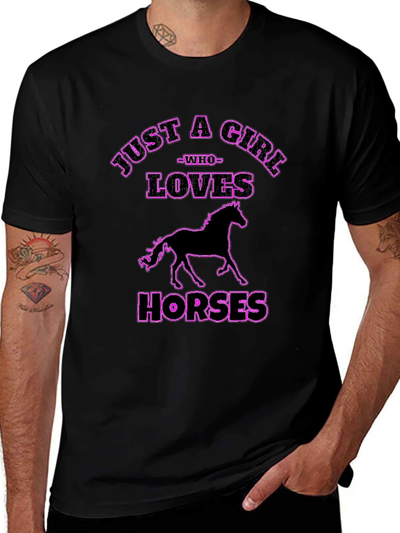 Just a Girl Who Loves Horses T-Shirt
