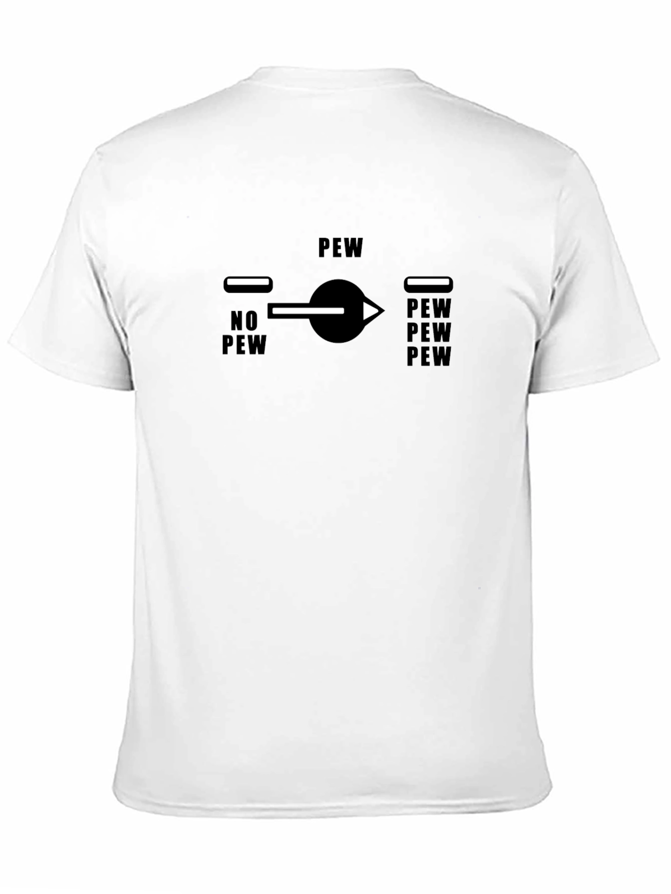 Pew Mode Black T-Shirt - Funny Novelty Graphic Tee
