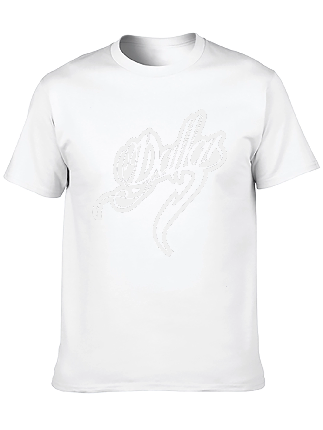 Dallas Graphic T-Shirt - Black Cotton Tee