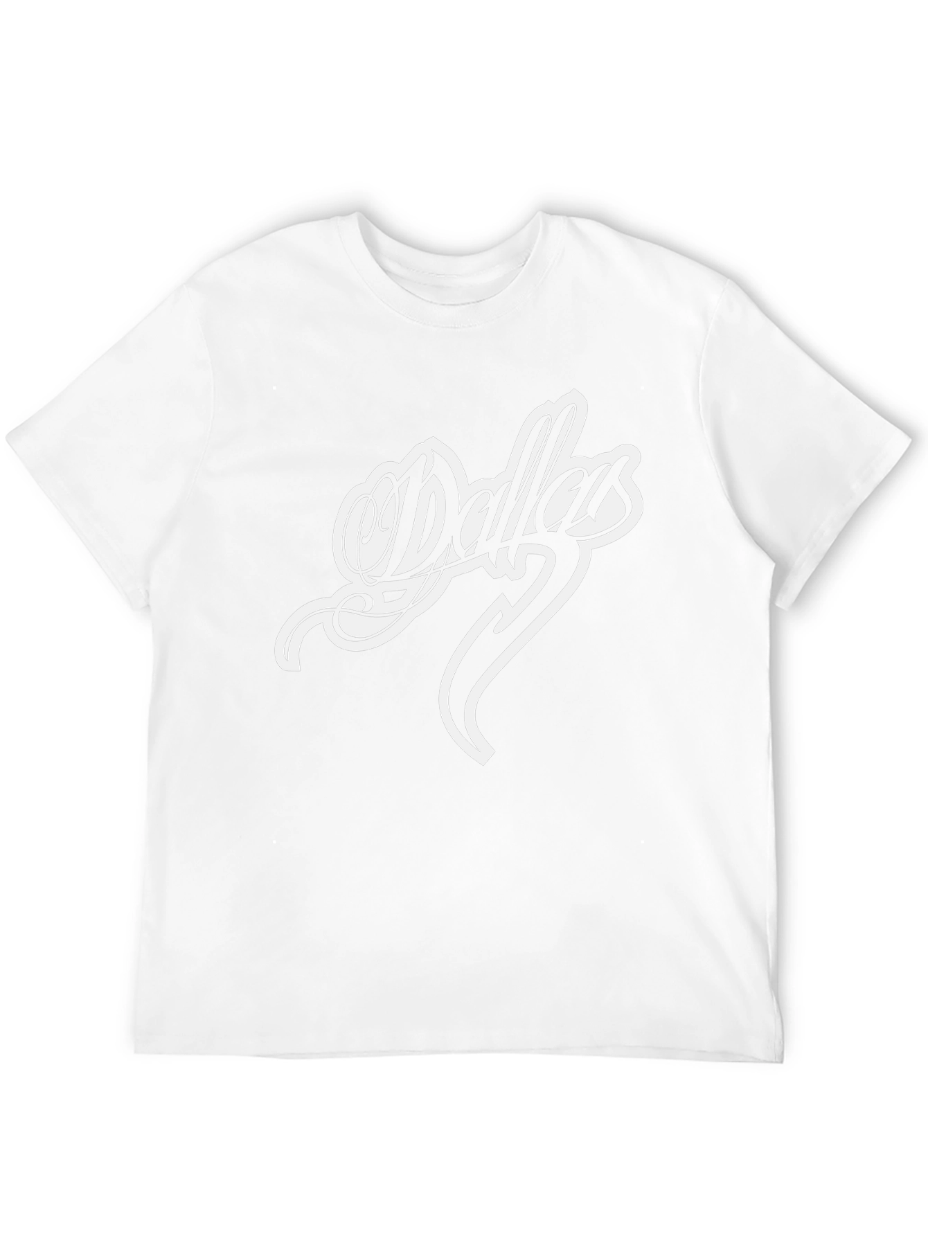 Dallas Graphic T-Shirt - Black Cotton Tee