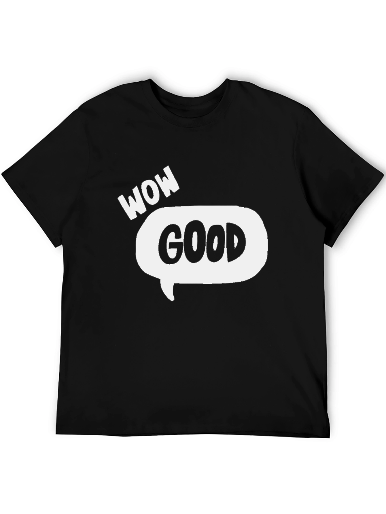 Wow Good Speech Bubble Graphic T-Shirt