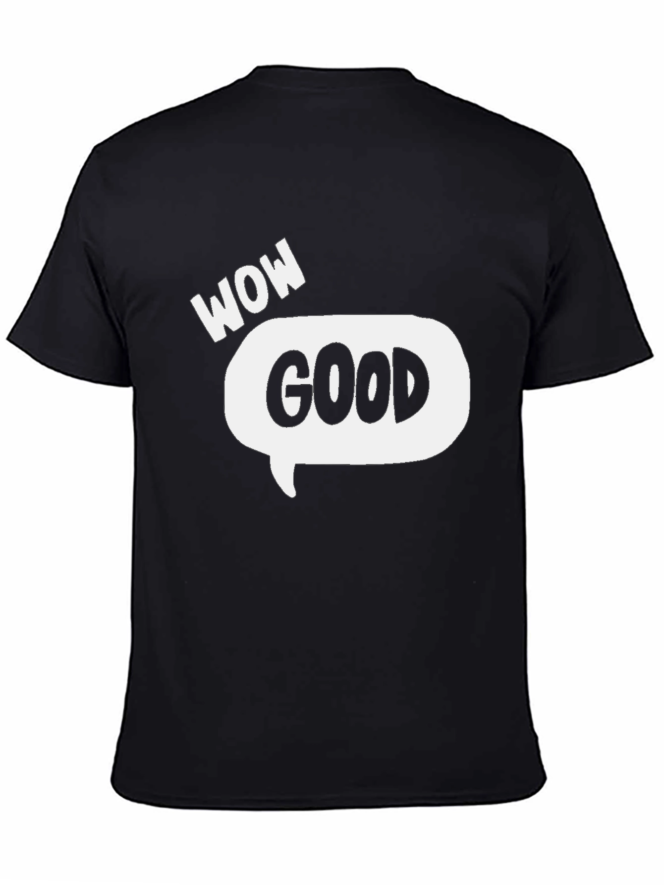 Wow Good Speech Bubble Graphic T-Shirt