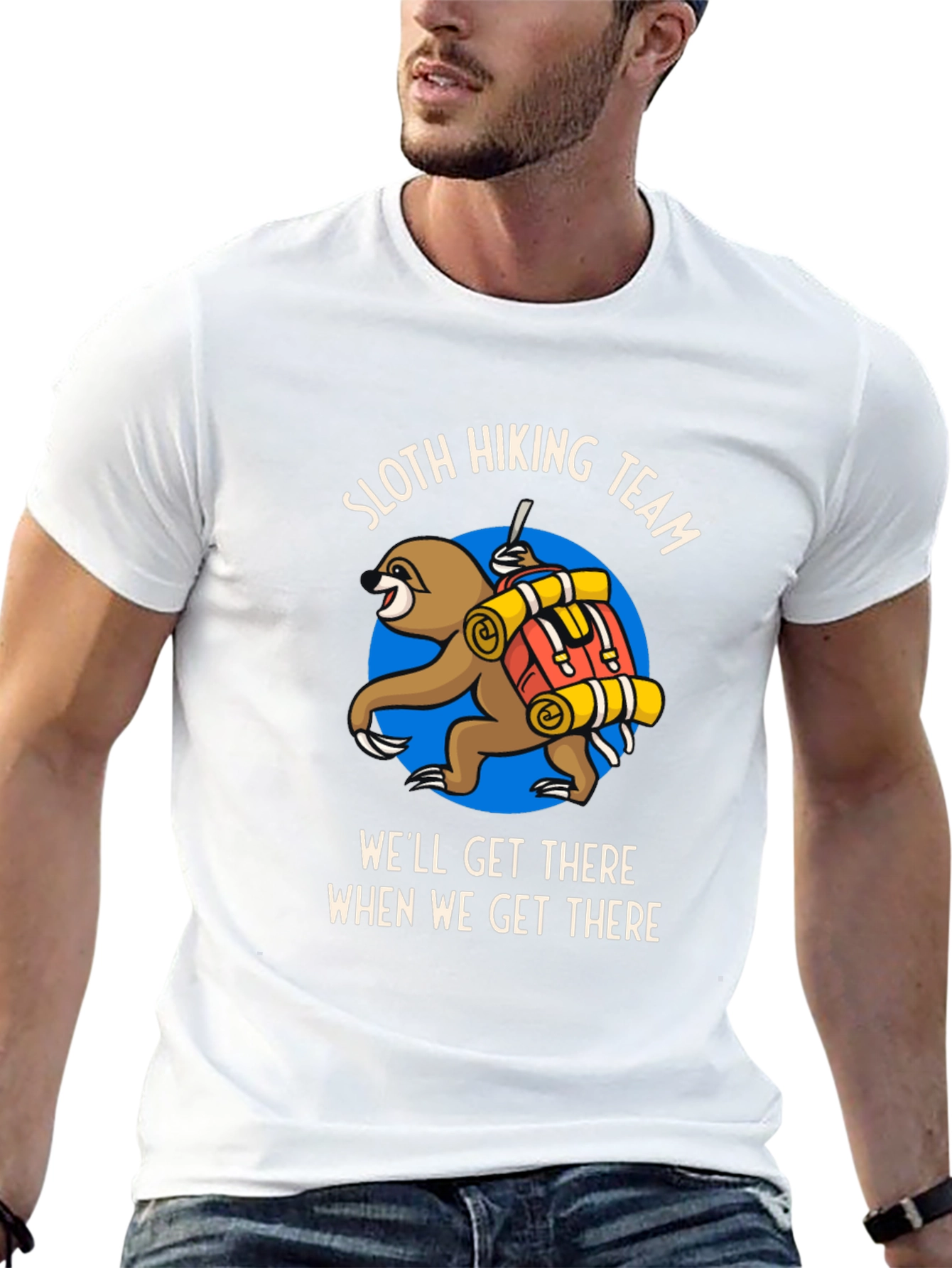 Sloth Hiking Team T-Shirt - Well Get There