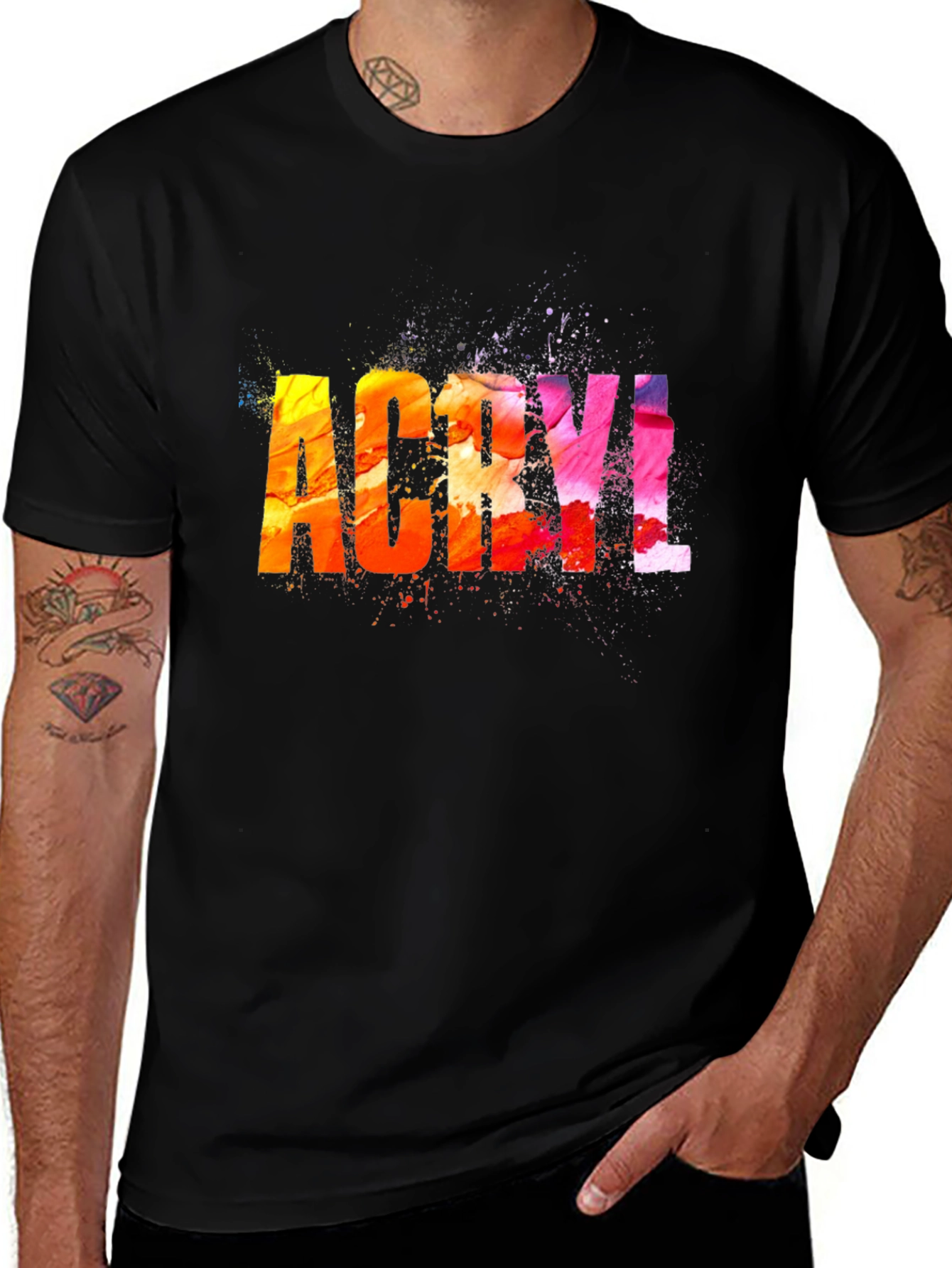 ACRYL Colorful Graphic Tee