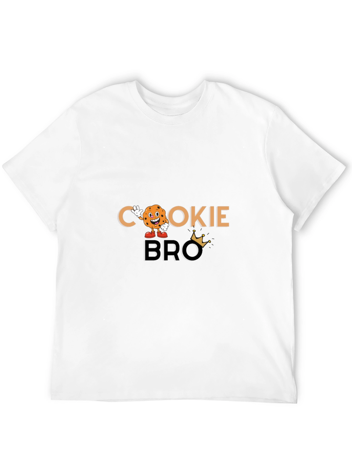 Cookie Bro Black Graphic T-Shirt
