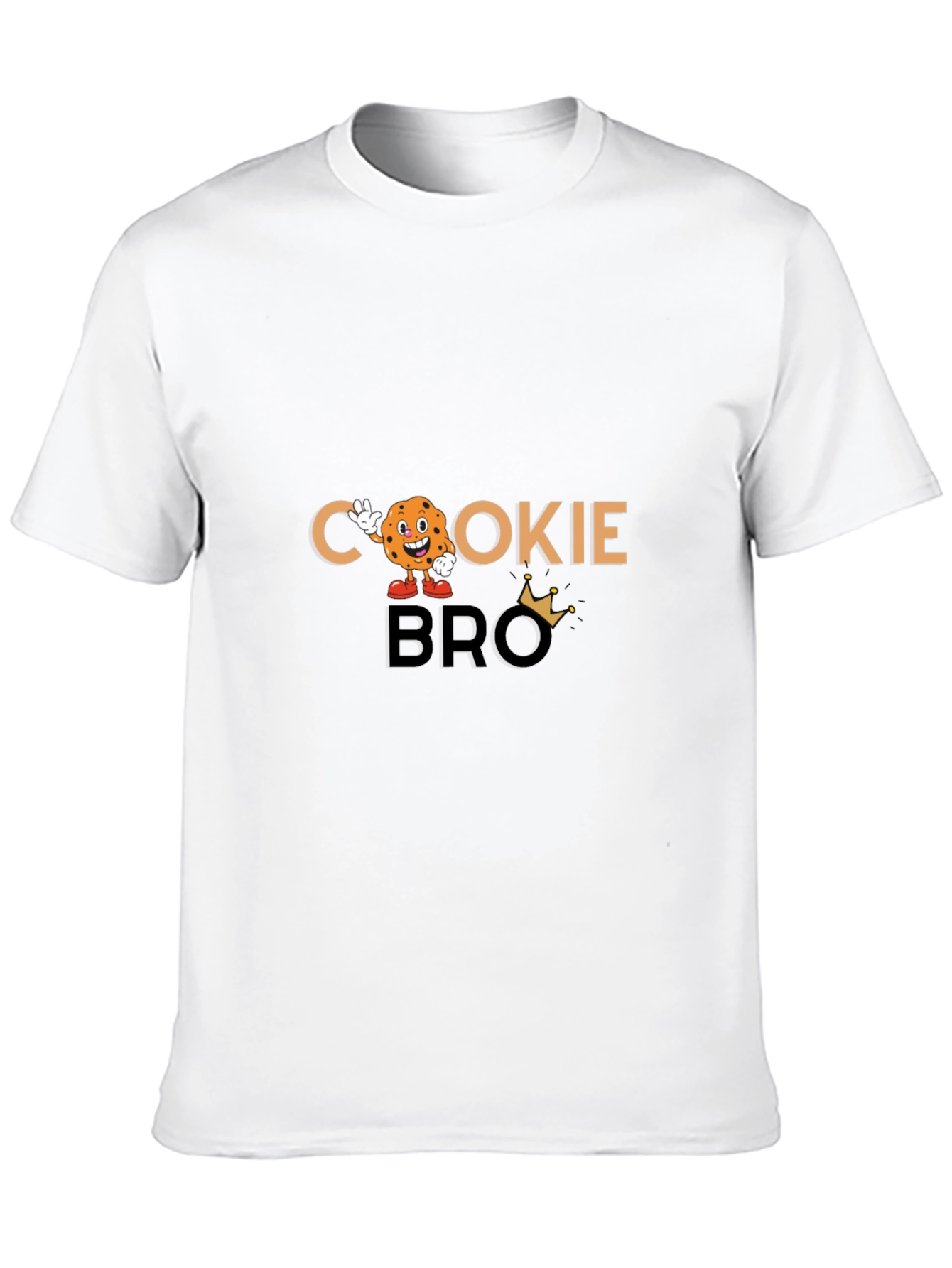 Cookie Bro Black Graphic T-Shirt