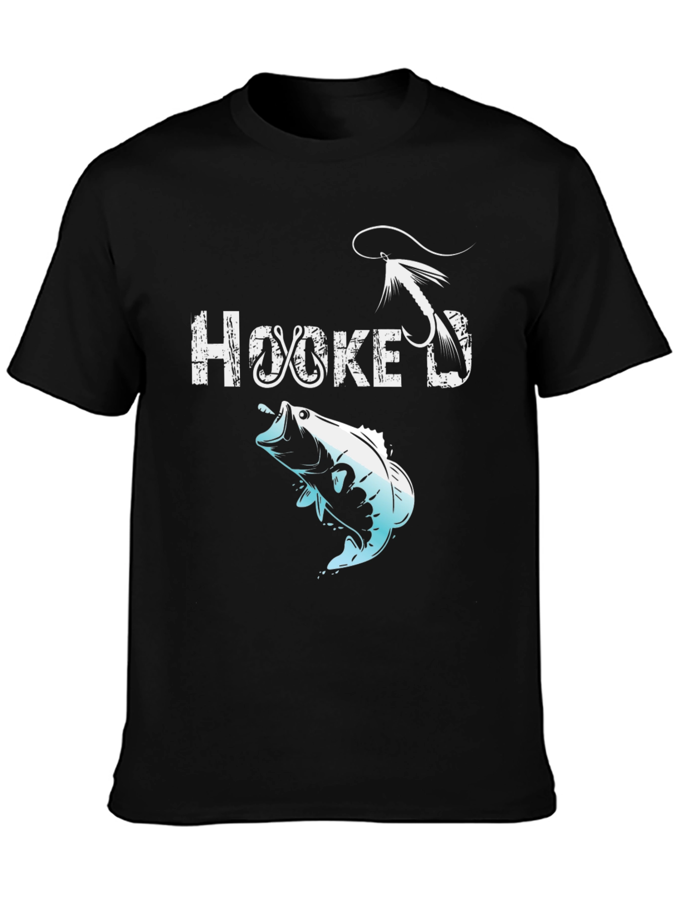 Hooked Fishing T-Shirt - Mens Graphic Tee