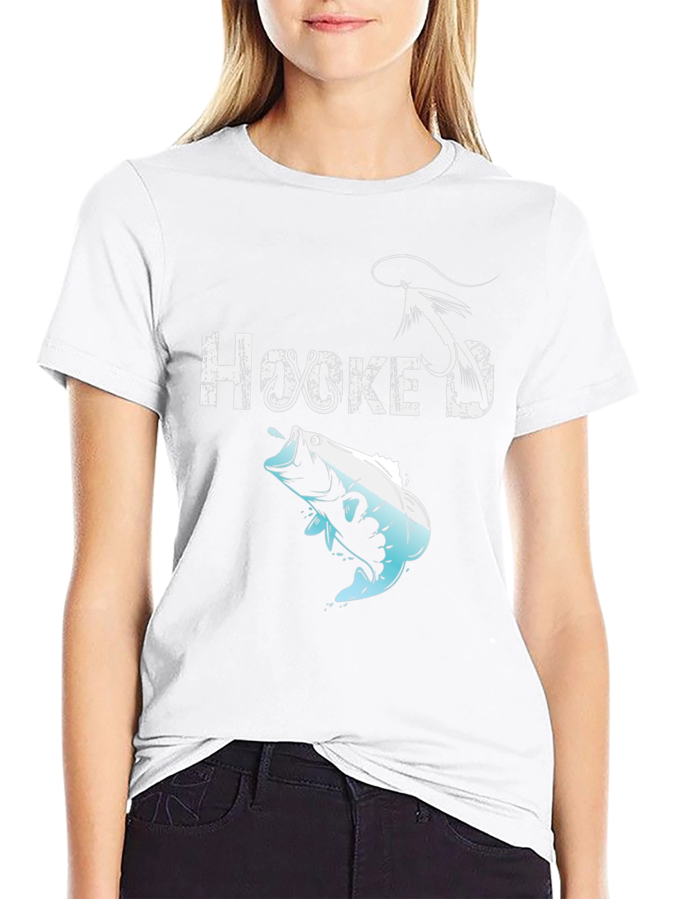 Hooked Fishing T-Shirt - Mens Graphic Tee