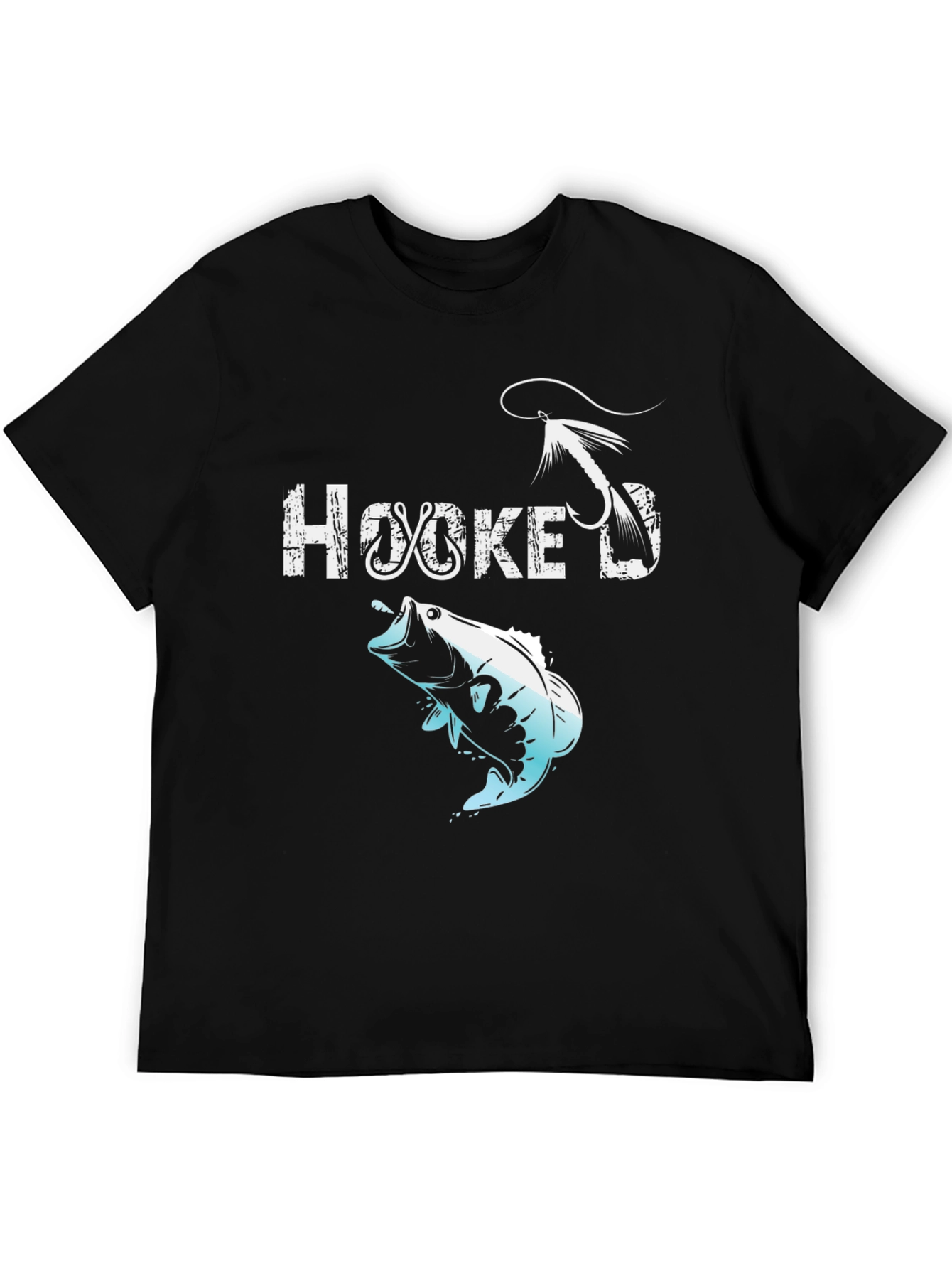 Hooked Fishing T-Shirt - Mens Graphic Tee