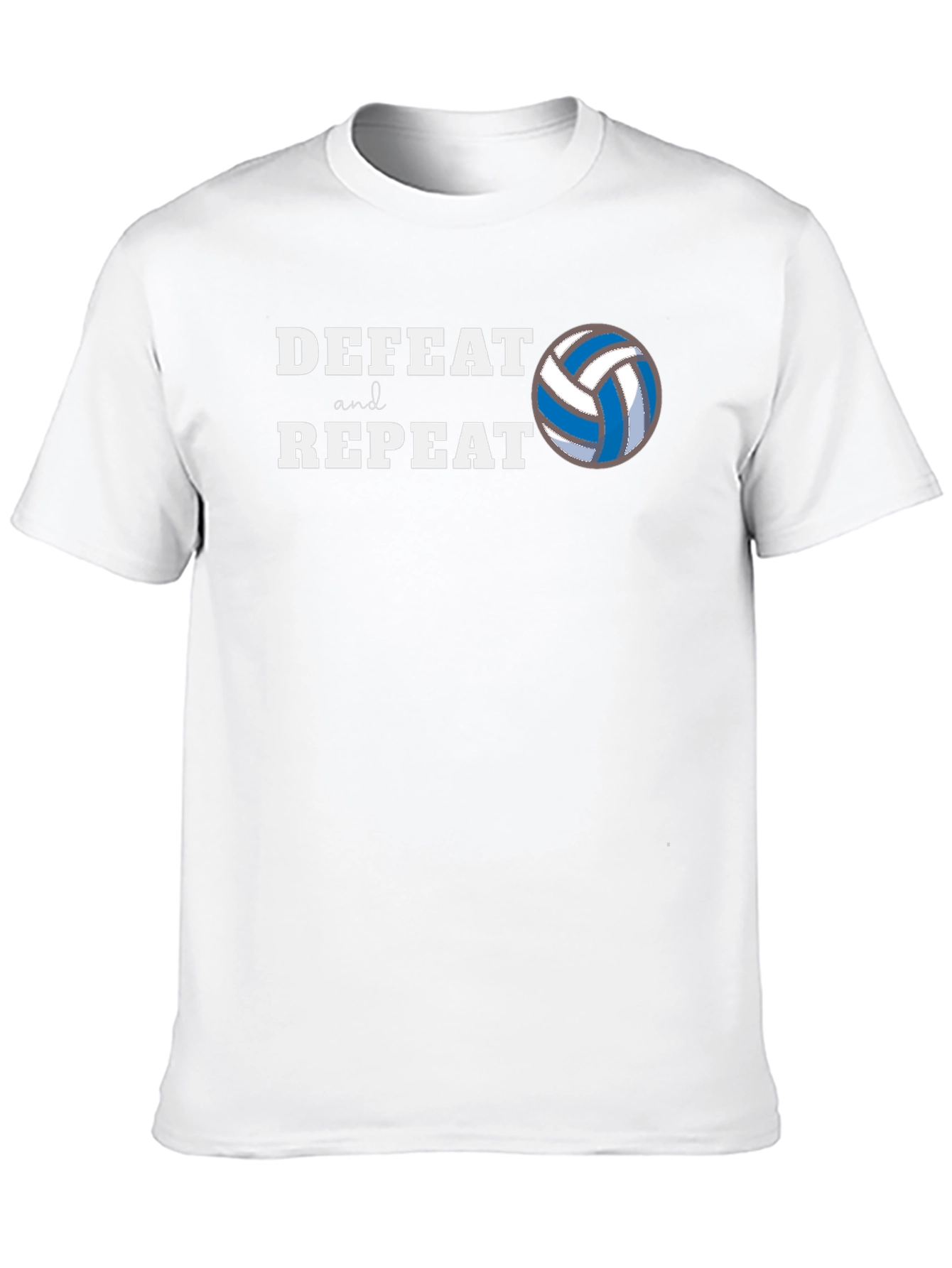 Defeat and Repeat Volleyball T-Shirt