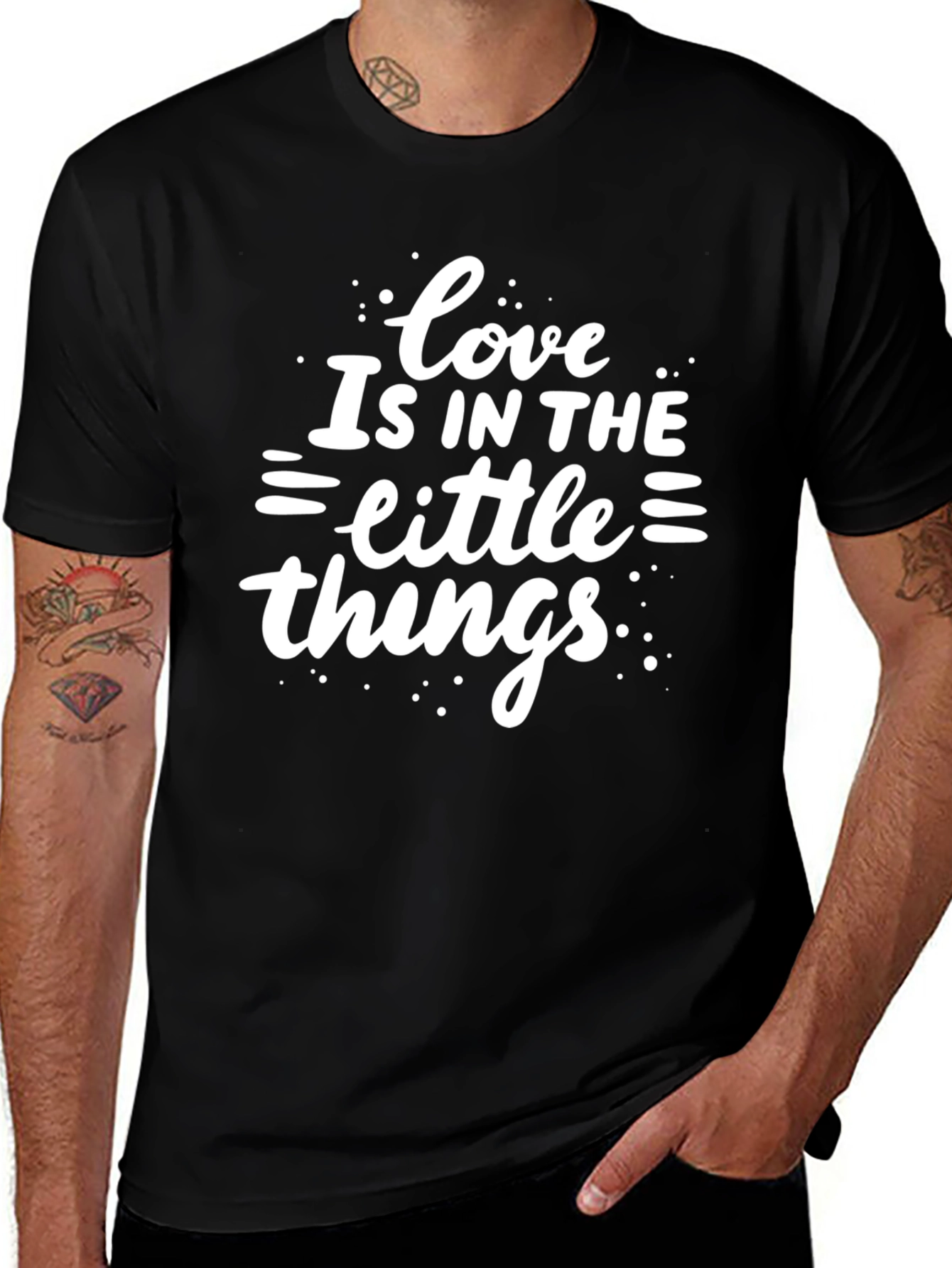 Love Is In The Little Things Graphic T-Shirt