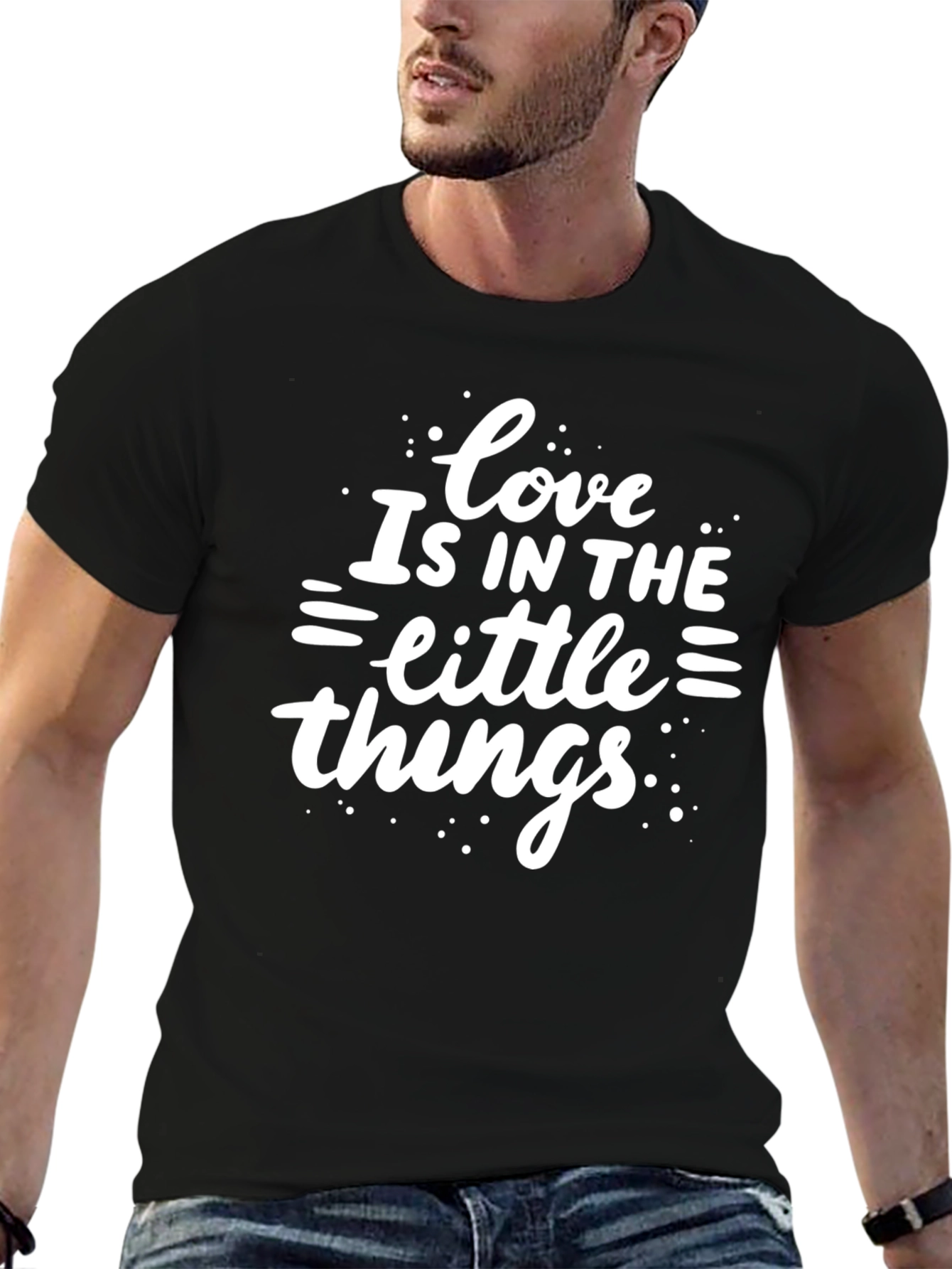 Love Is In The Little Things Graphic T-Shirt