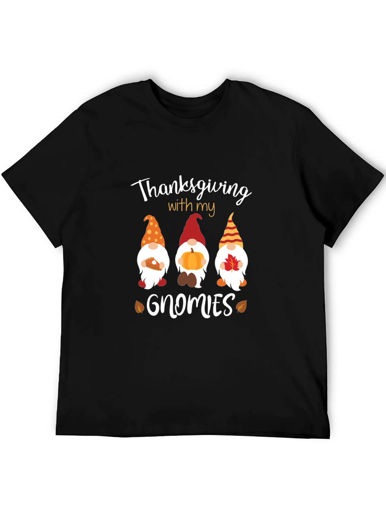 Thanksgiving Gnomies Graphic T-Shirt