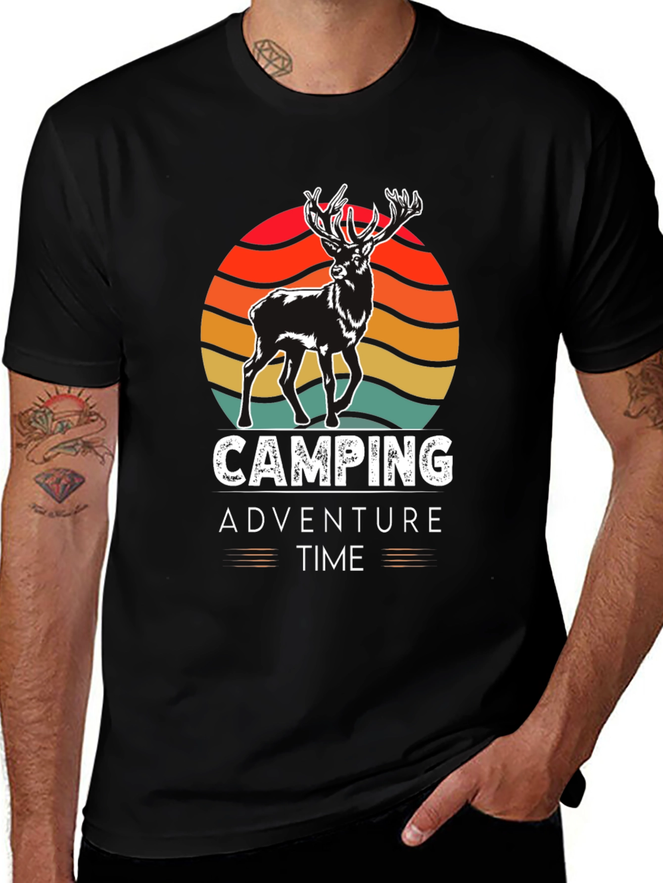 Camping Adventure Time Graphic Tee