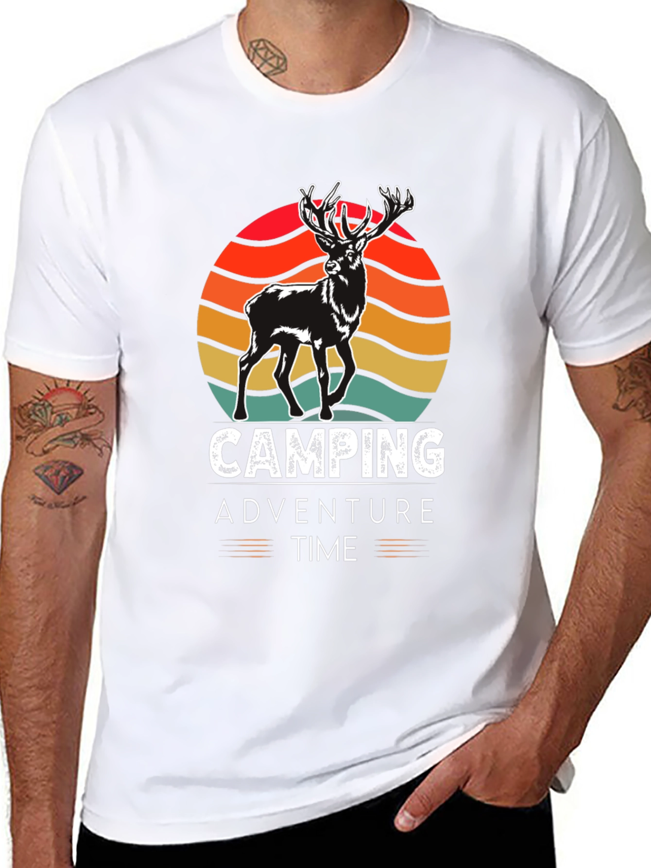 Camping Adventure Time Graphic Tee