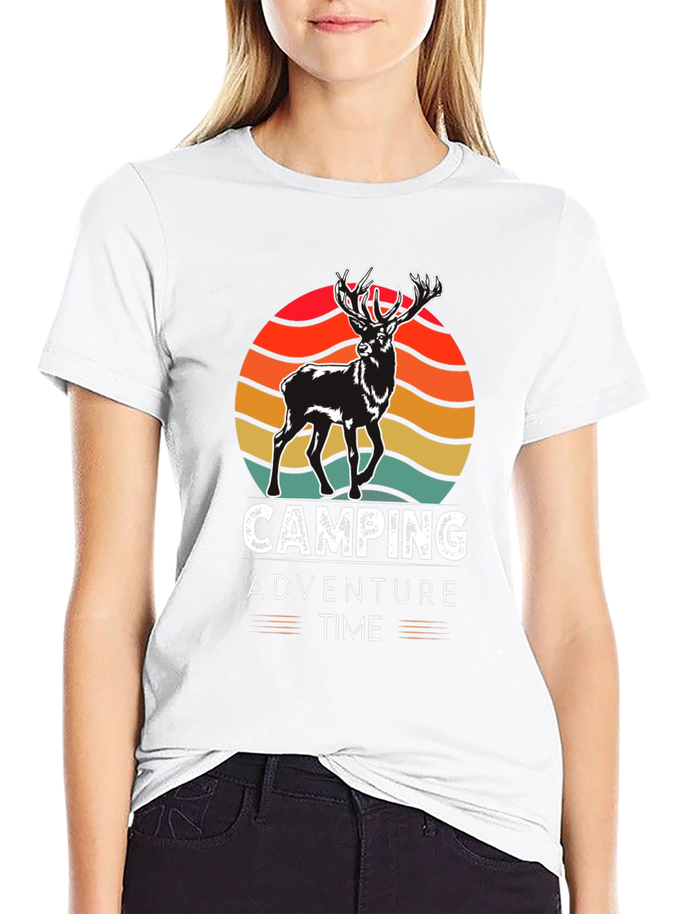 Camping Adventure Time Graphic Tee