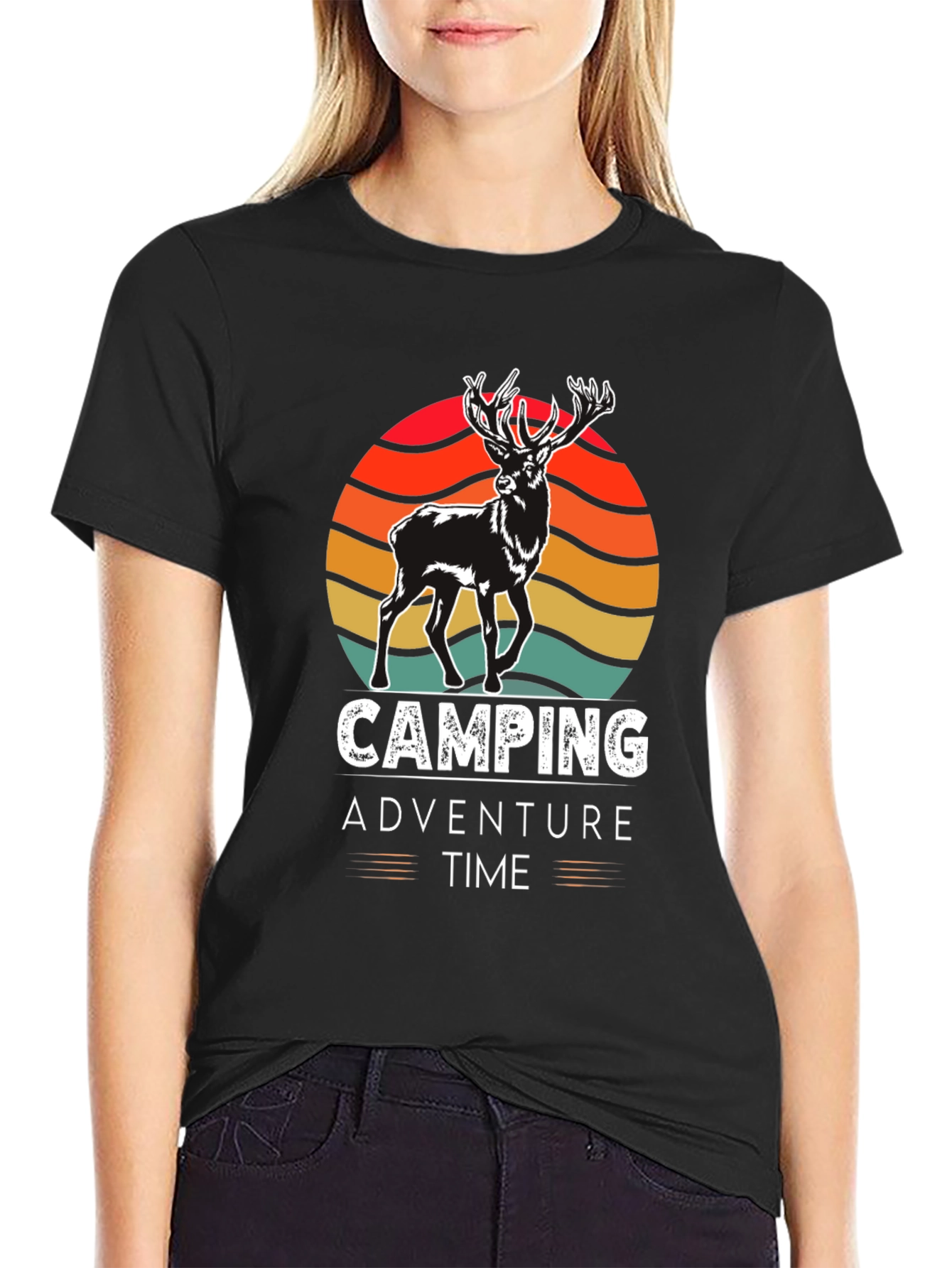 Camping Adventure Time Graphic Tee