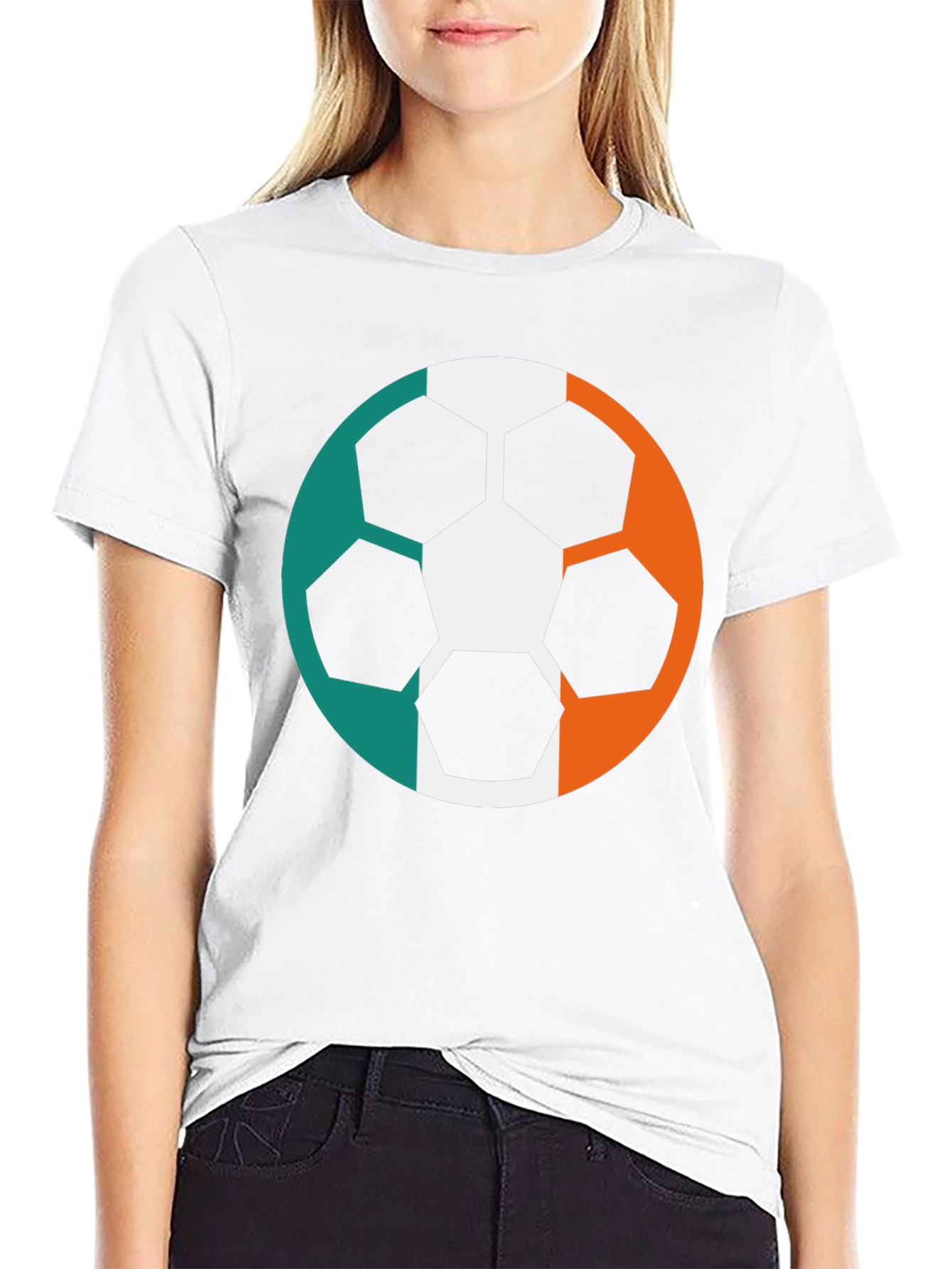Ireland Flag Soccer Ball T-Shirt - Irish Pride Tee