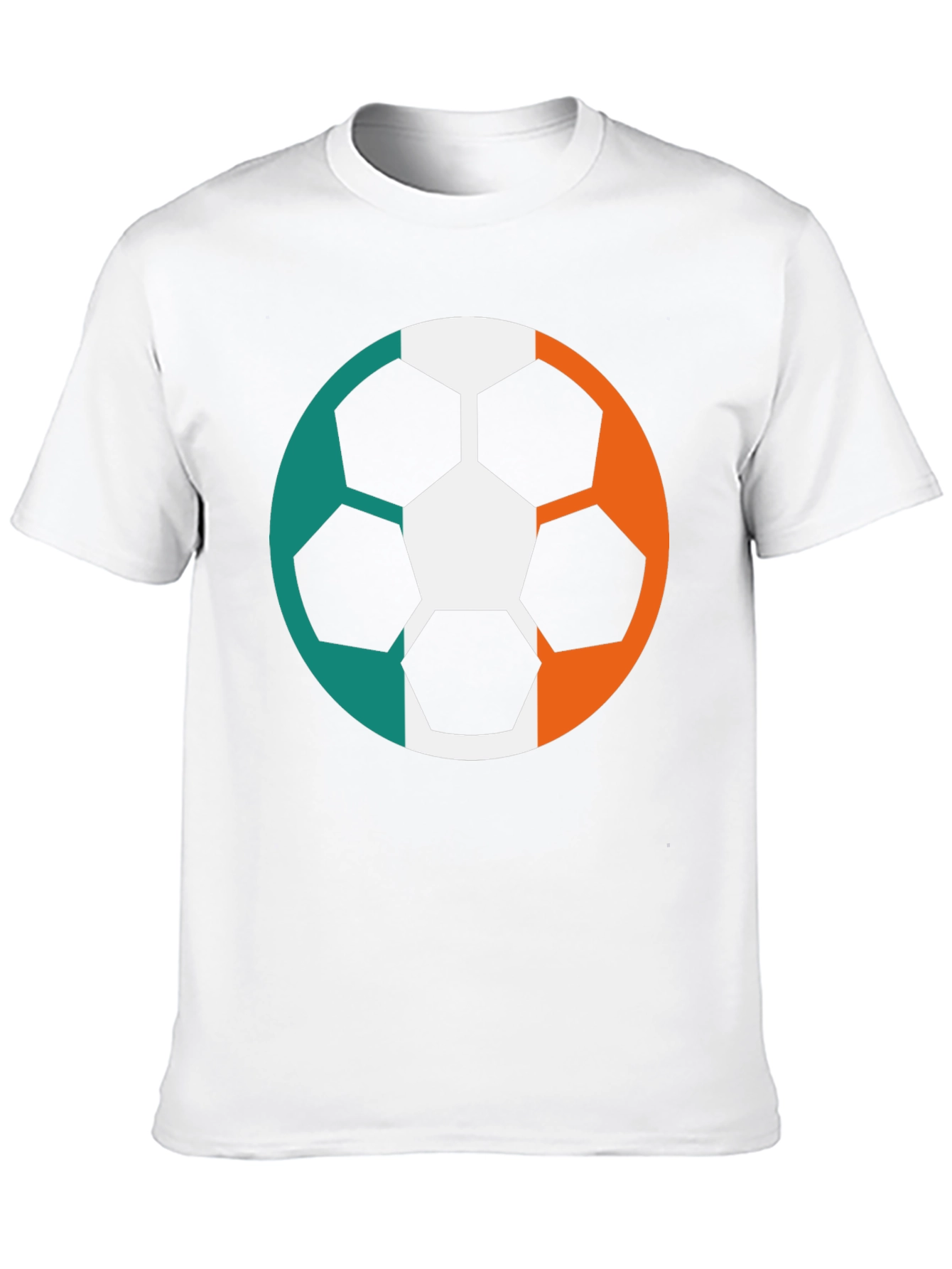 Ireland Flag Soccer Ball T-Shirt - Irish Pride Tee