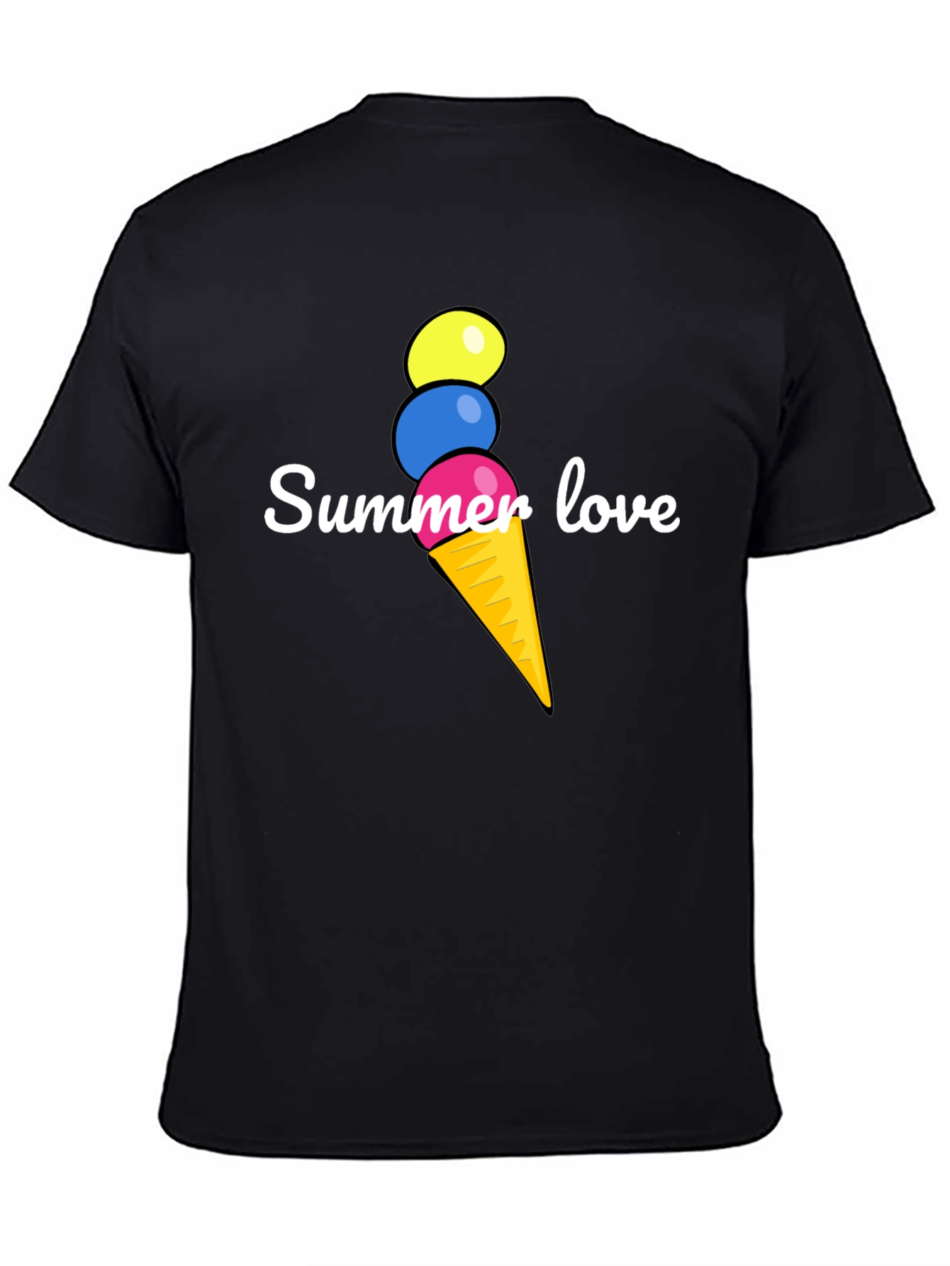 Summer Love Ice Cream T-Shirt - Fun Graphic Tee