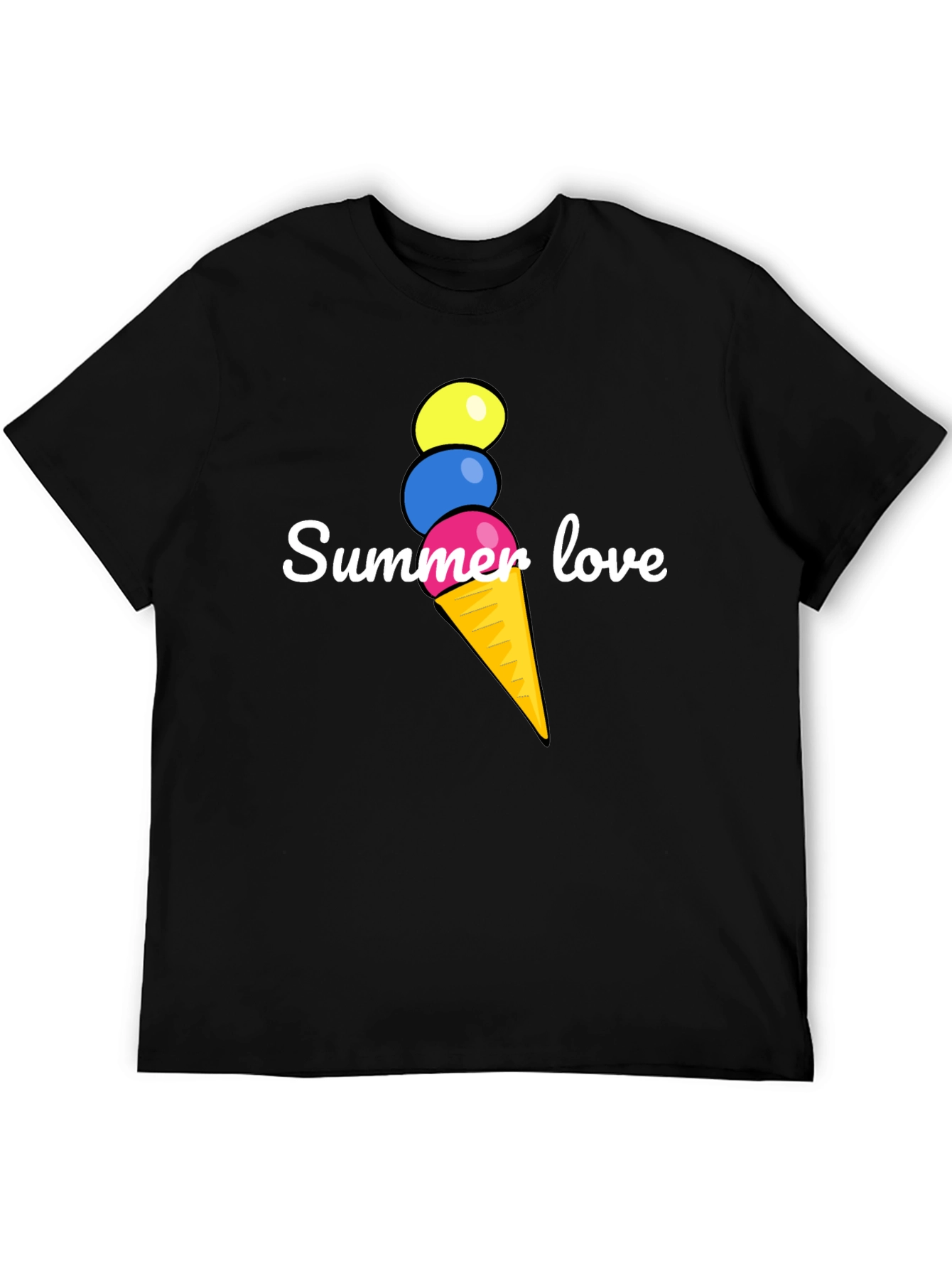 Summer Love Ice Cream T-Shirt - Fun Graphic Tee