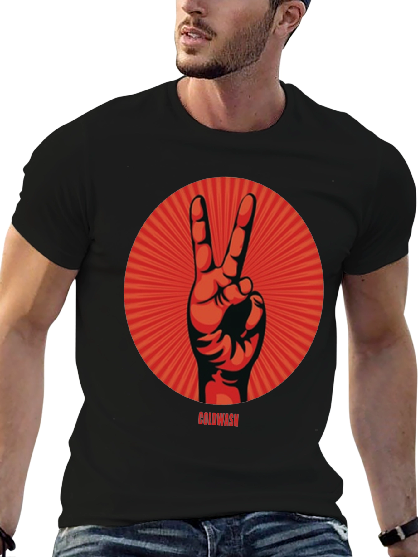 Peace Sign Graphic Tee - Coldwash