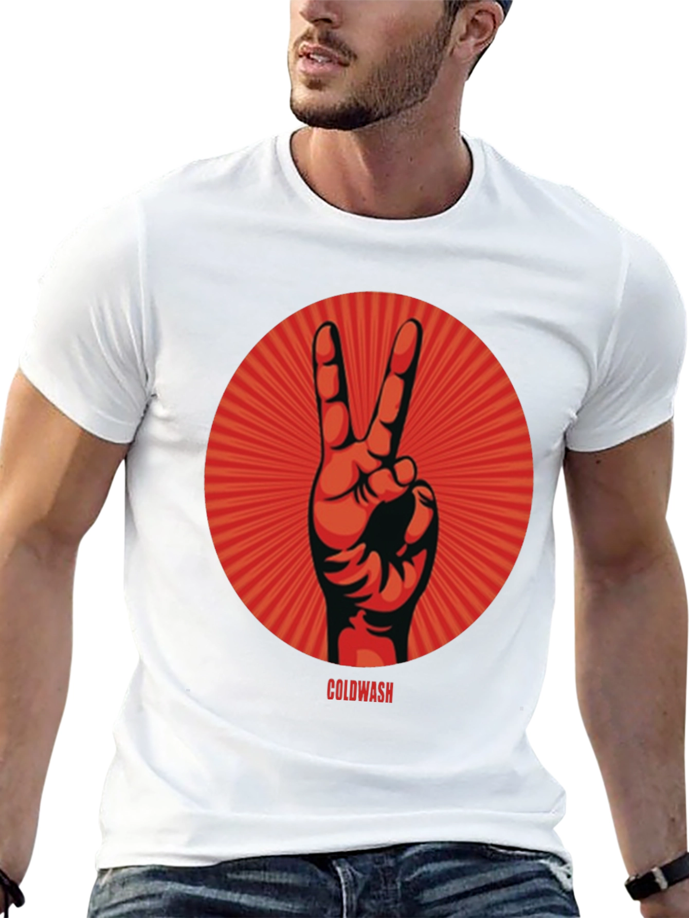 Peace Sign Graphic Tee - Coldwash