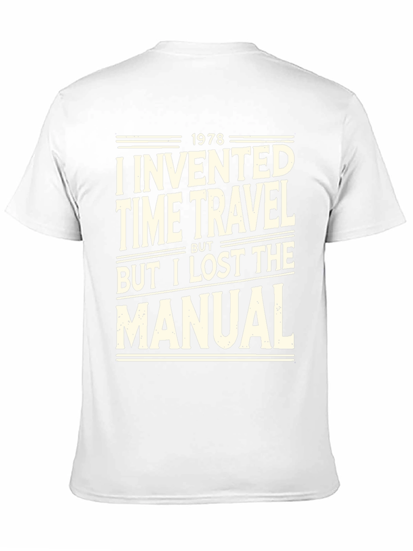Time Travel Humor Graphic Tee - Lost Manual