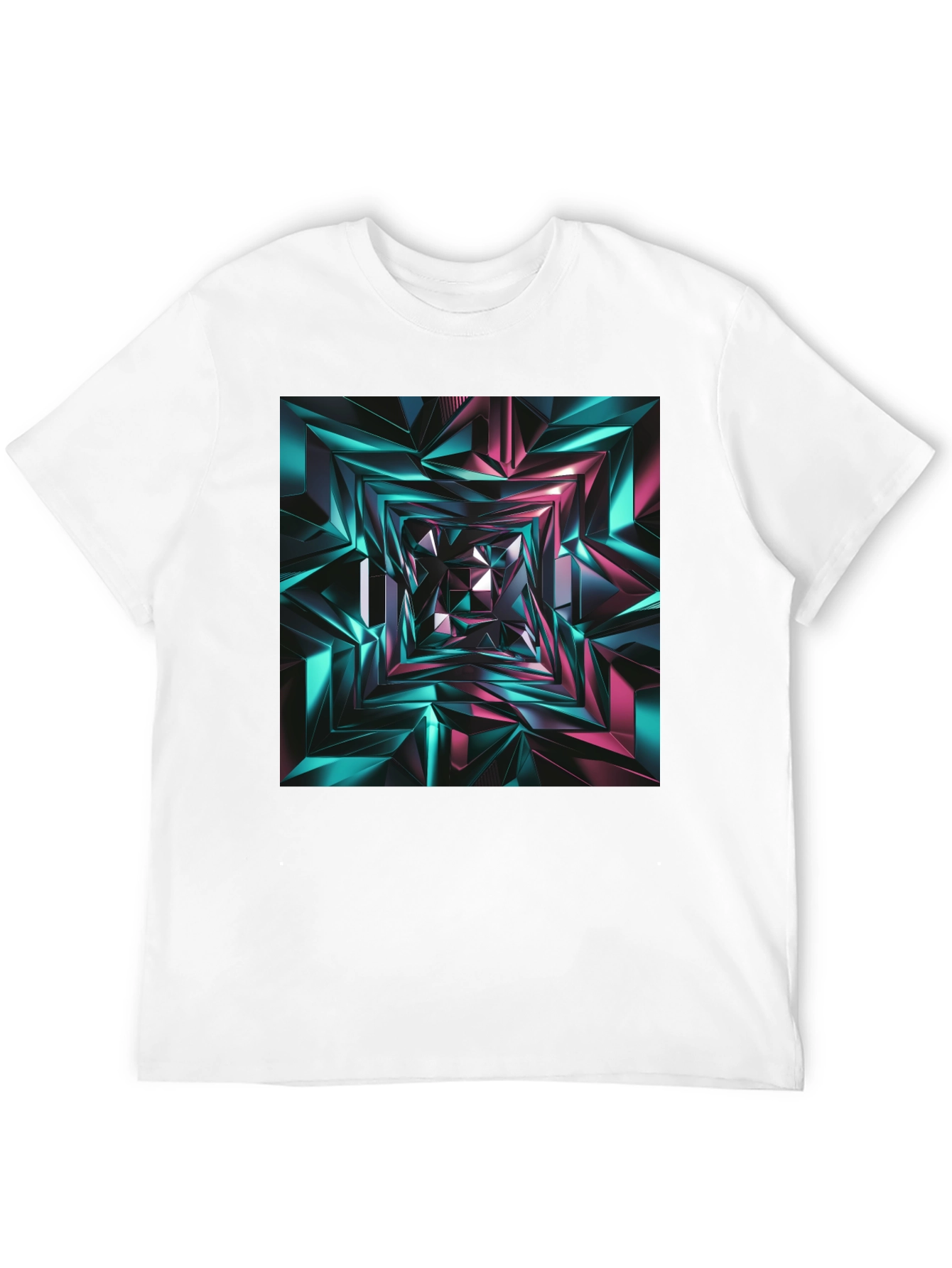 Abstract Geometric T-Shirt - Modern Design