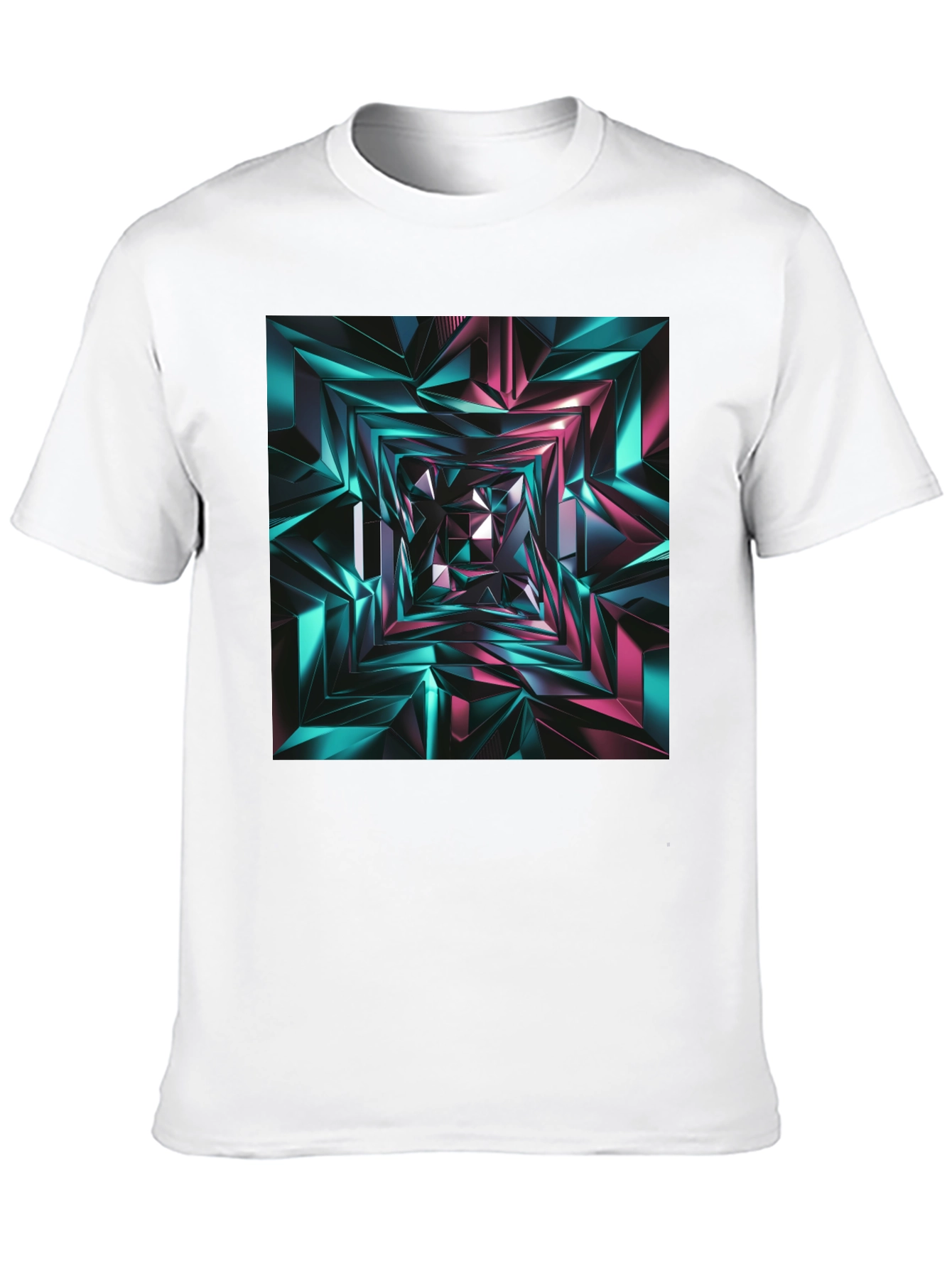 Abstract Geometric T-Shirt - Modern Design