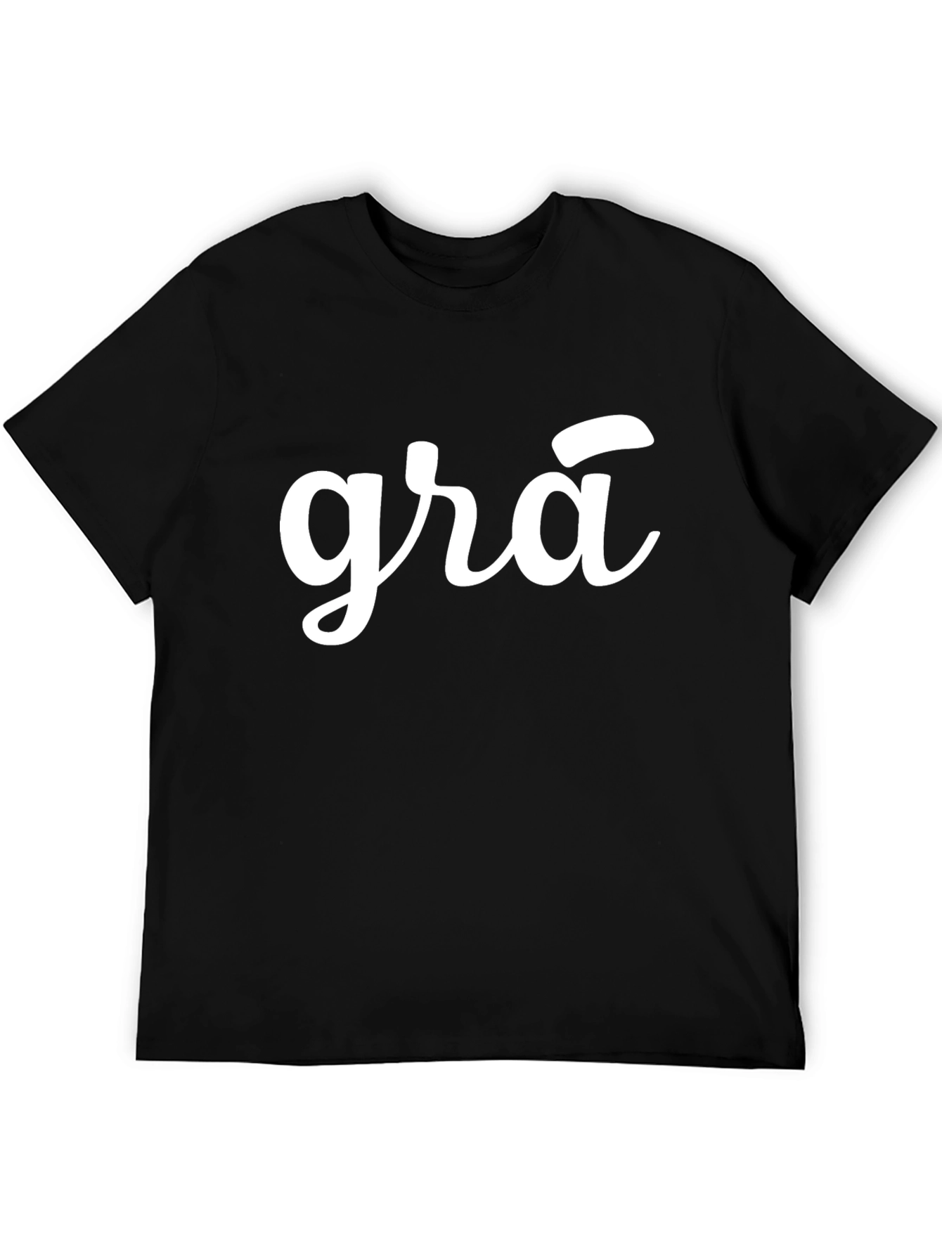 Grá T-Shirt - Black Casual Comfortable