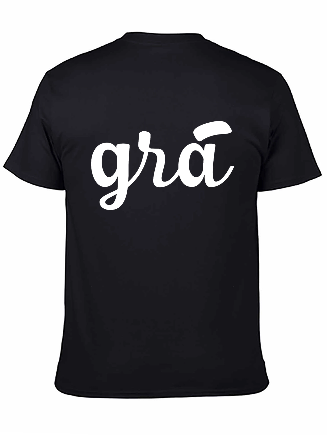 Grá T-Shirt - Black Casual Comfortable