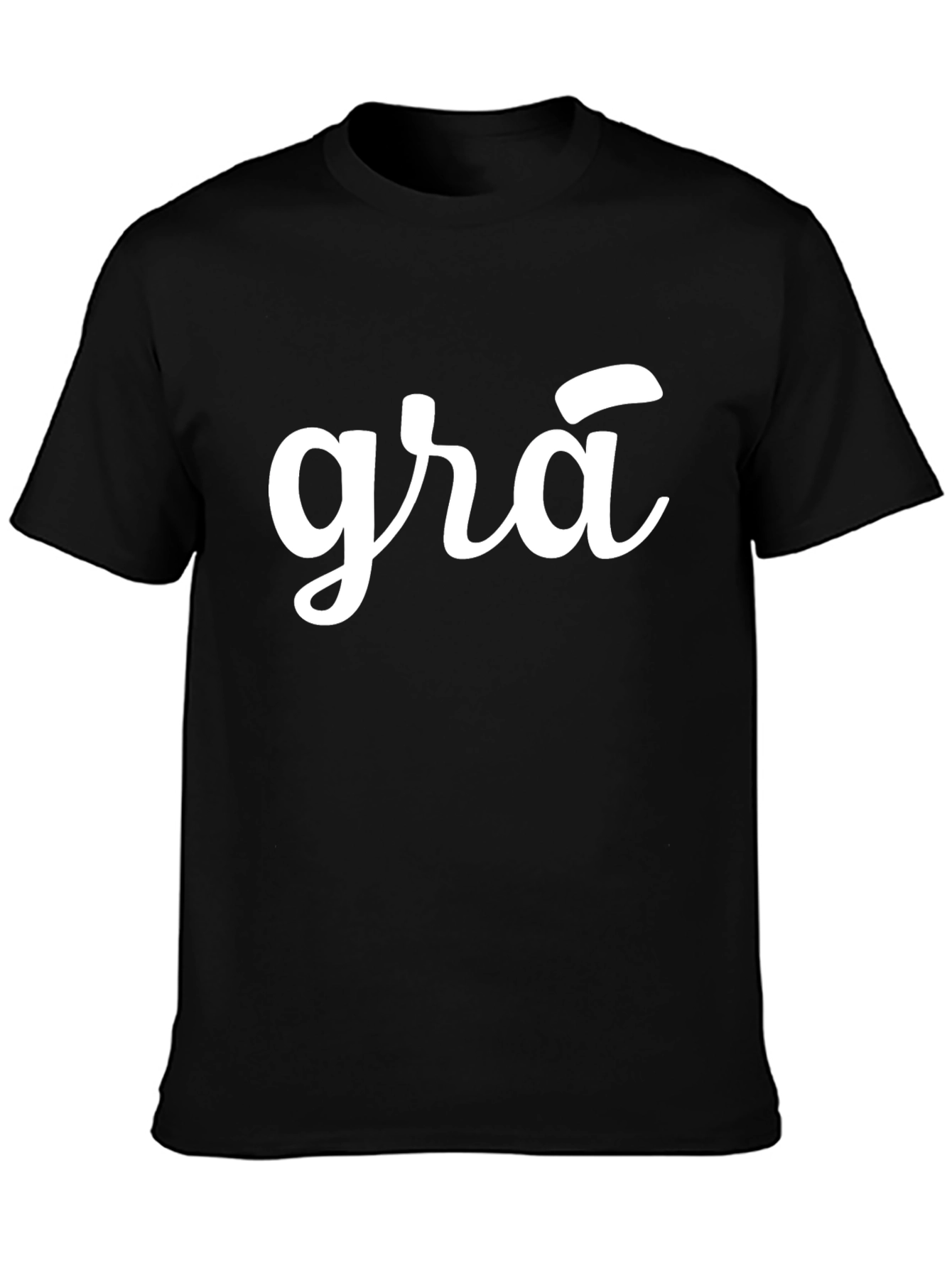 Grá T-Shirt - Black Casual Comfortable