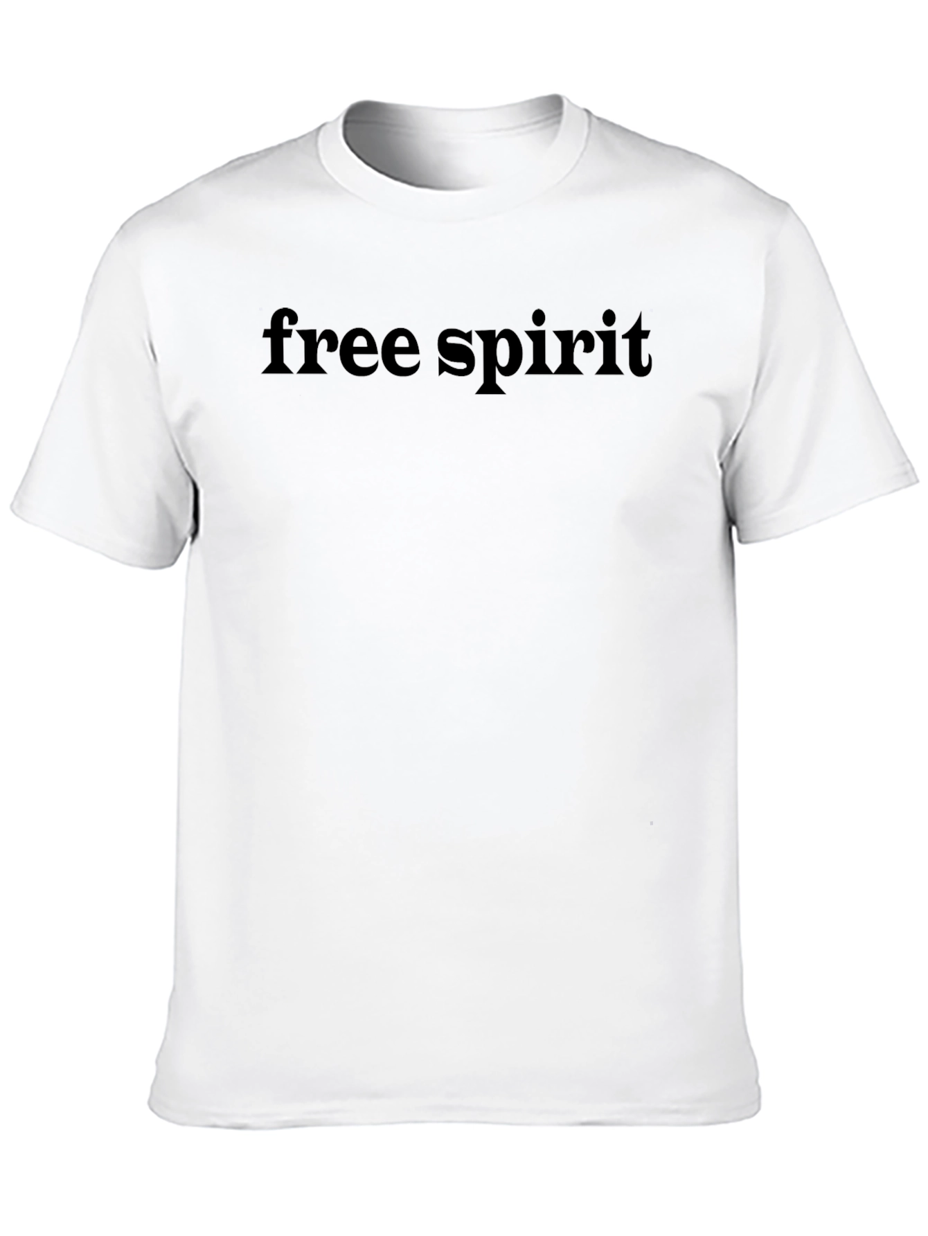 Free Spirit Black T-Shirt - Classic Casual Comfort