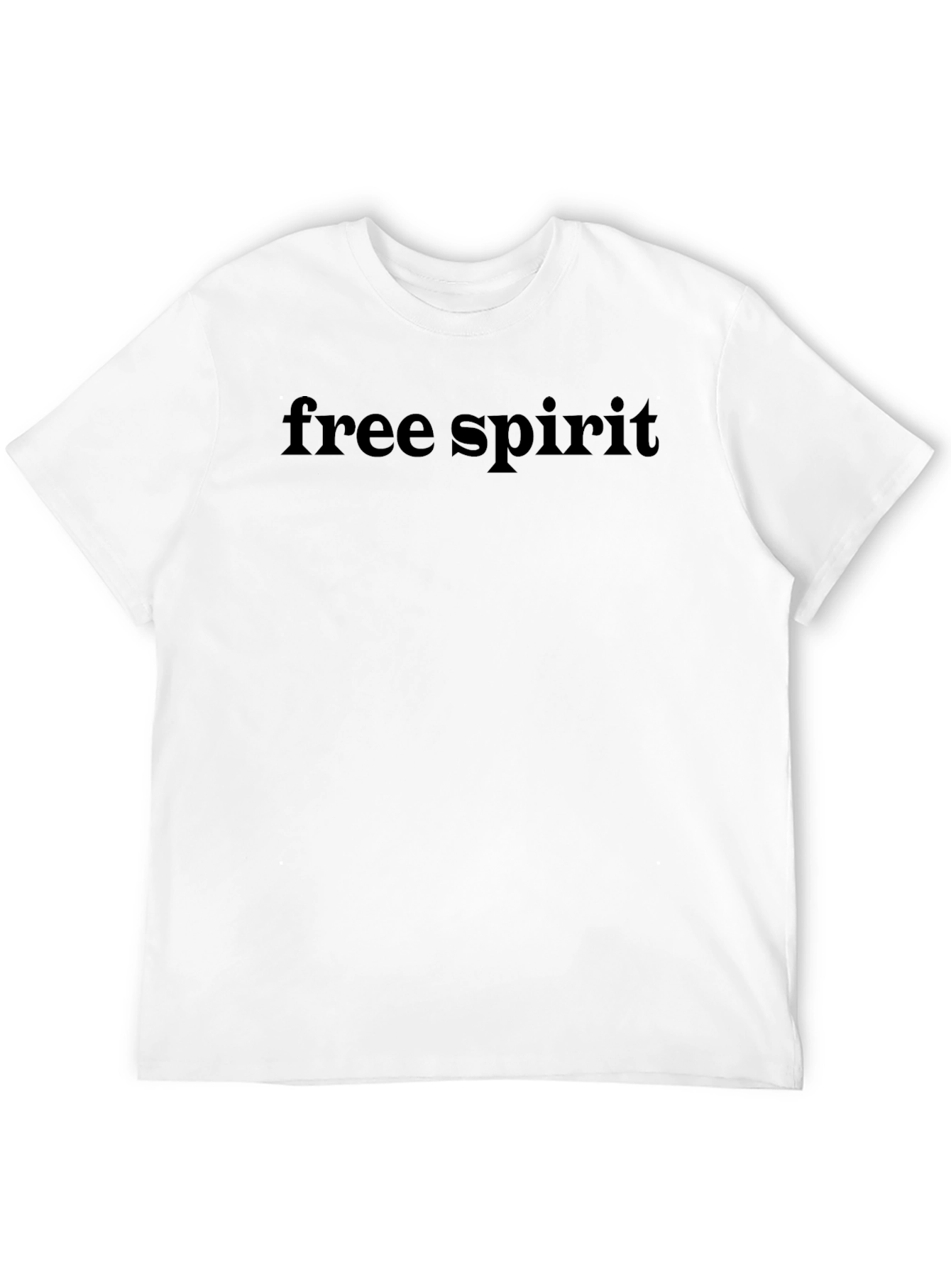 Free Spirit Black T-Shirt - Classic Casual Comfort